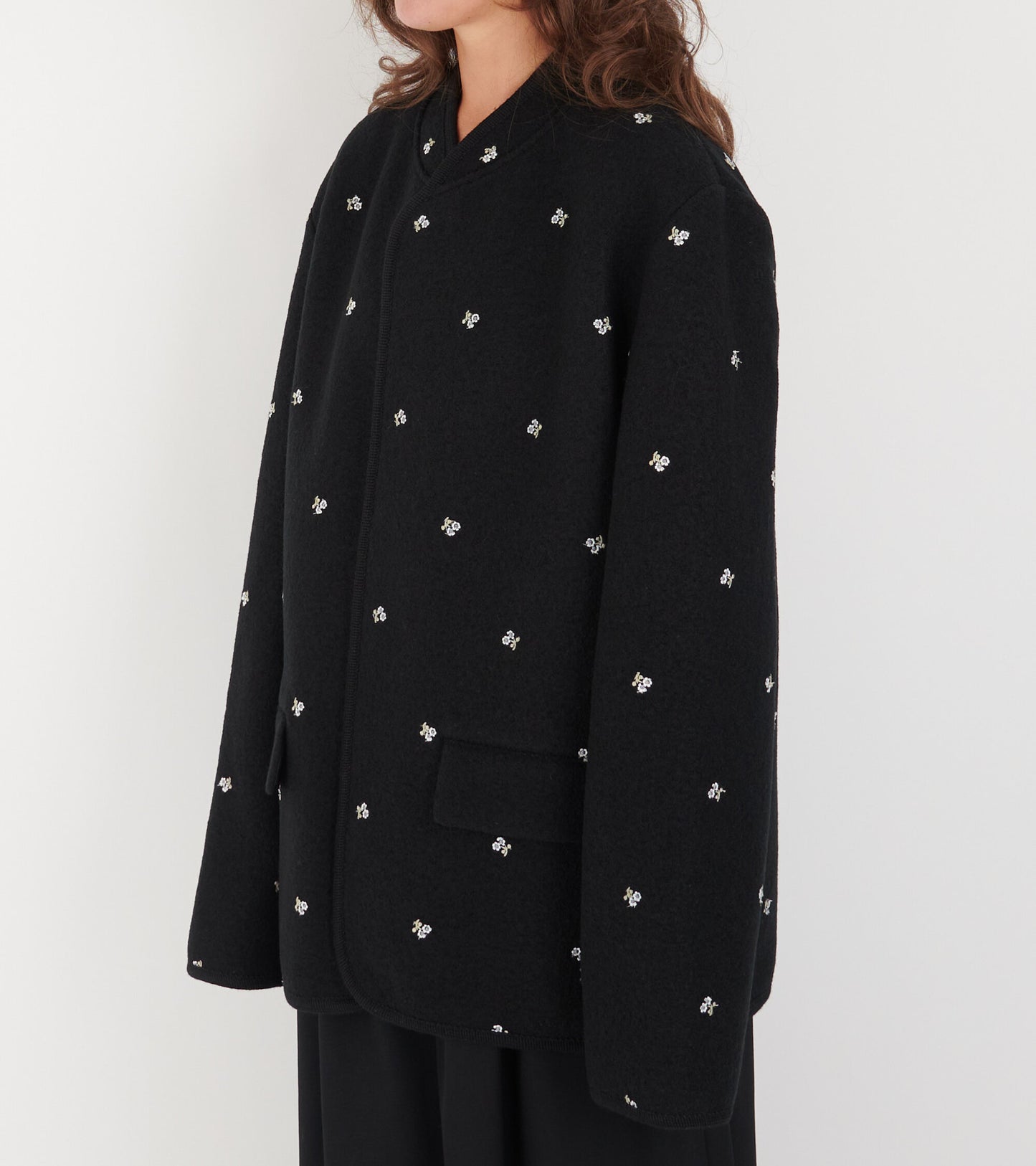 Walker Jacket City Flowers Black