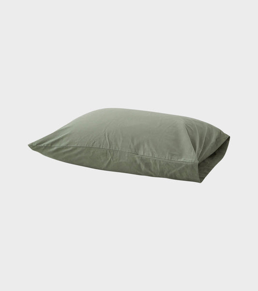 Percale Pillow 60x63 Olive Green