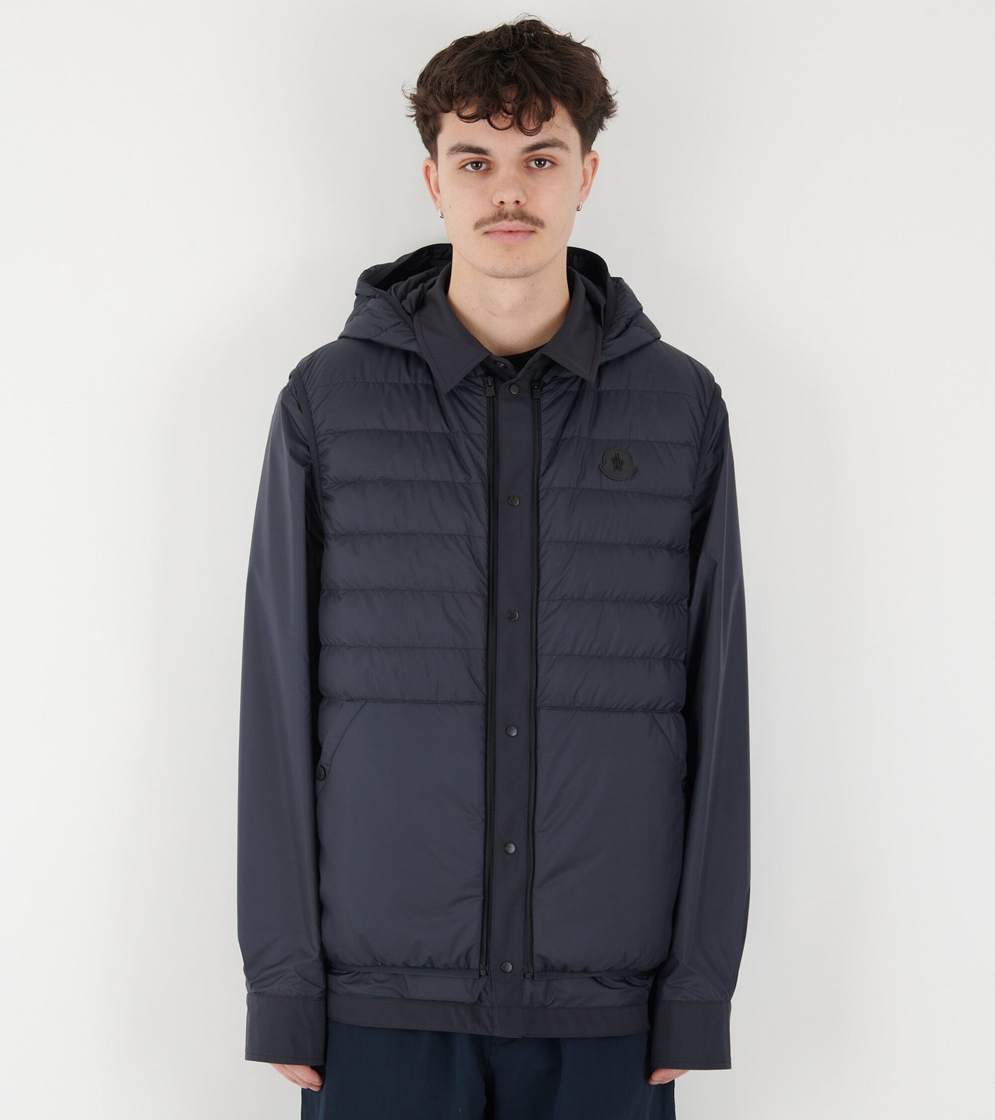 Charve Reversible Vest Jacket Navy
