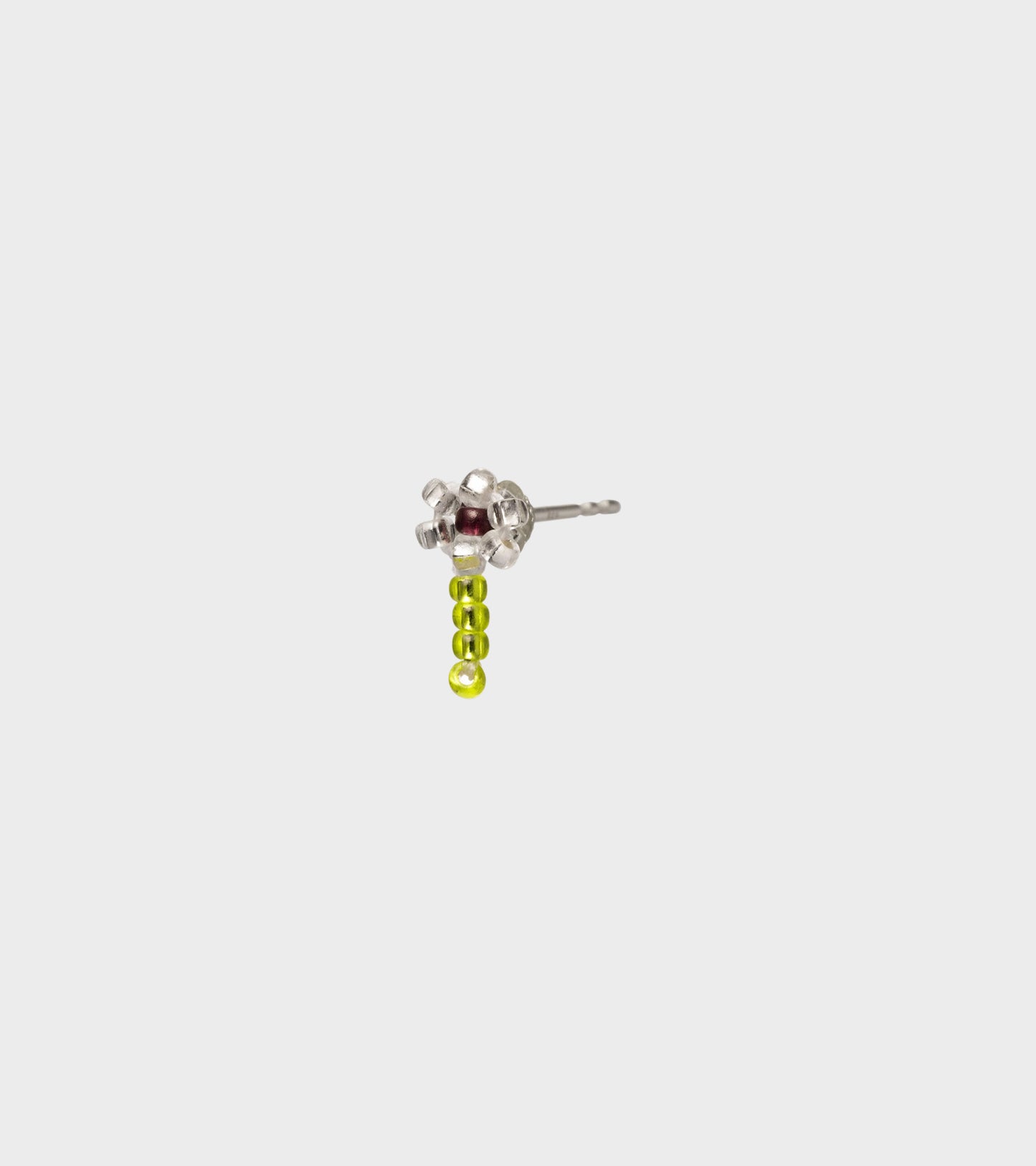 Green Flower Dream Ear Stick Green