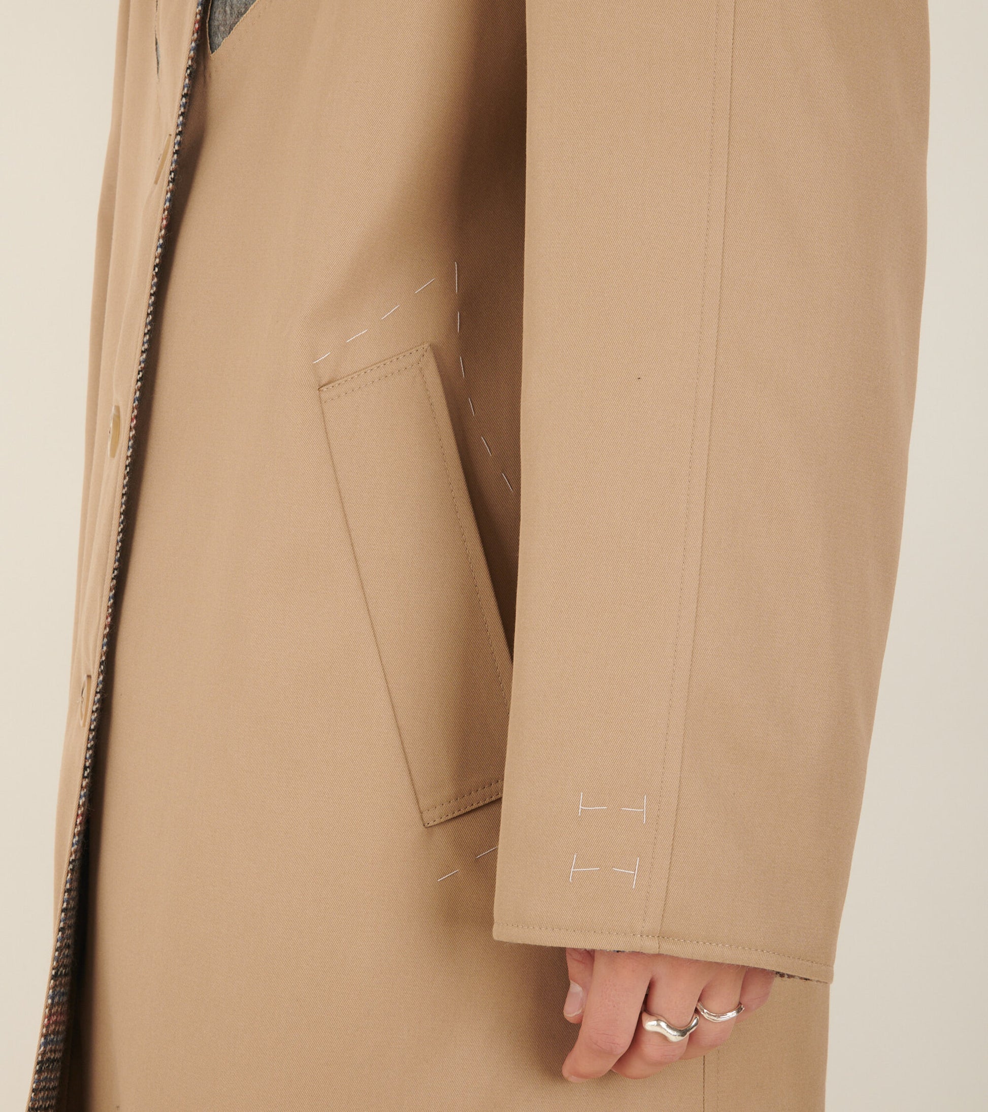 Reversible Coat Beige
