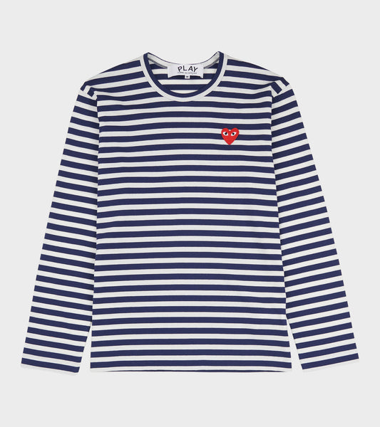 U Striped LS T-shirt Navy