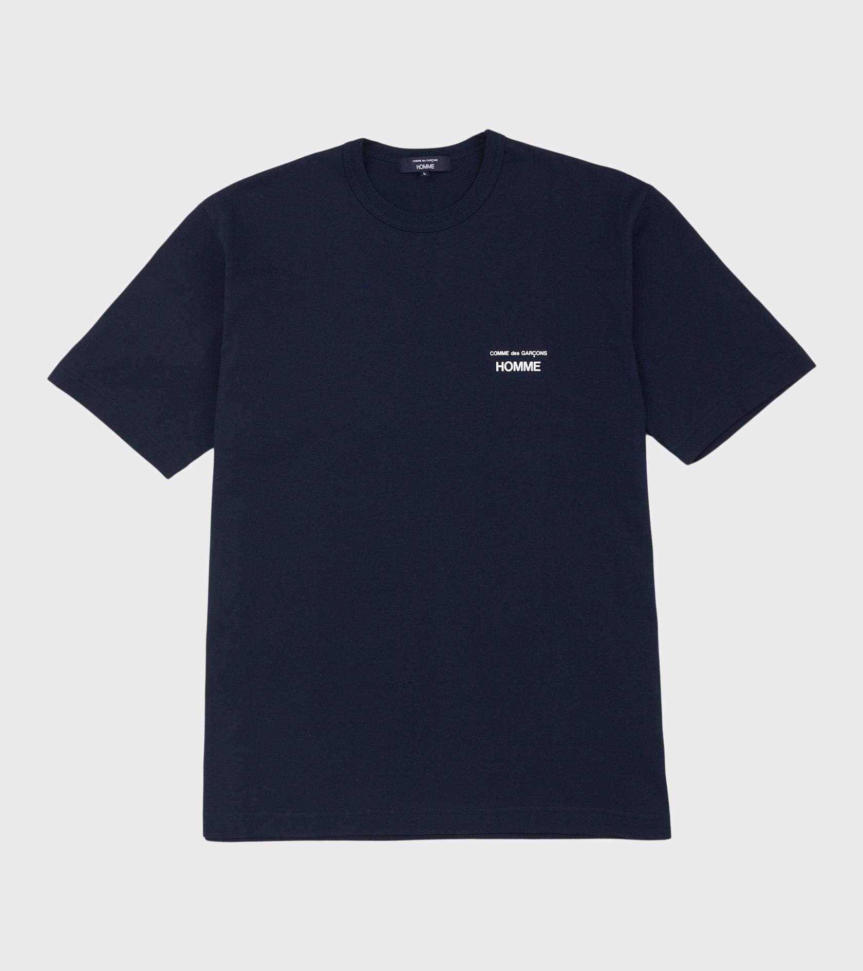 Comme des Garcons Homme Logo T-shirt Navy
