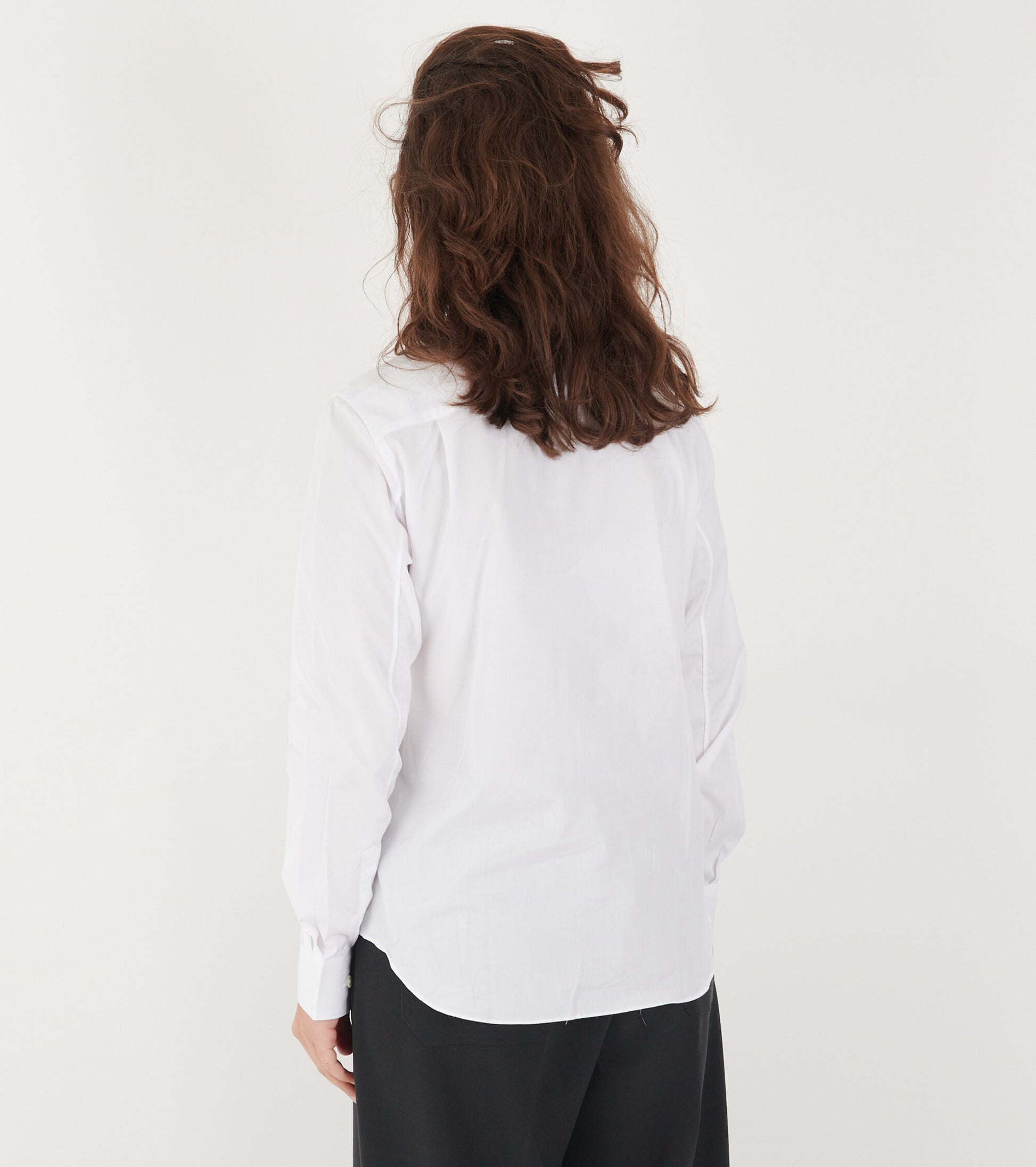 W Red Heart Shirt White