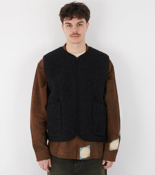 Zip Vest Black