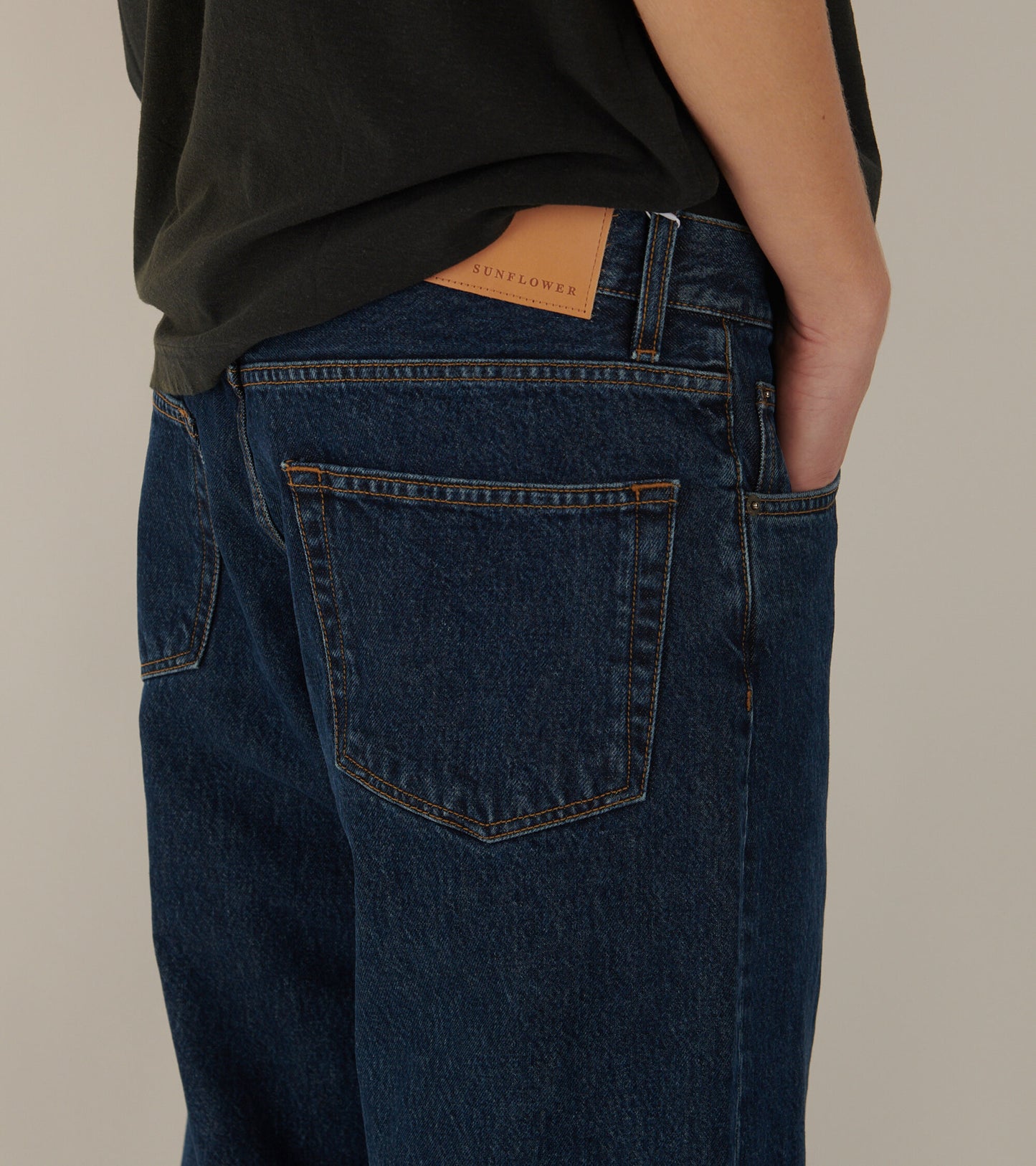 Loose Jeans Rinse Blue