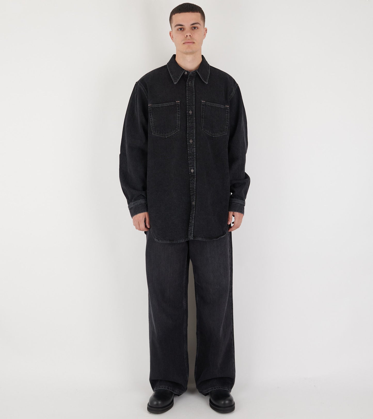 Denim Jacket Washed Black