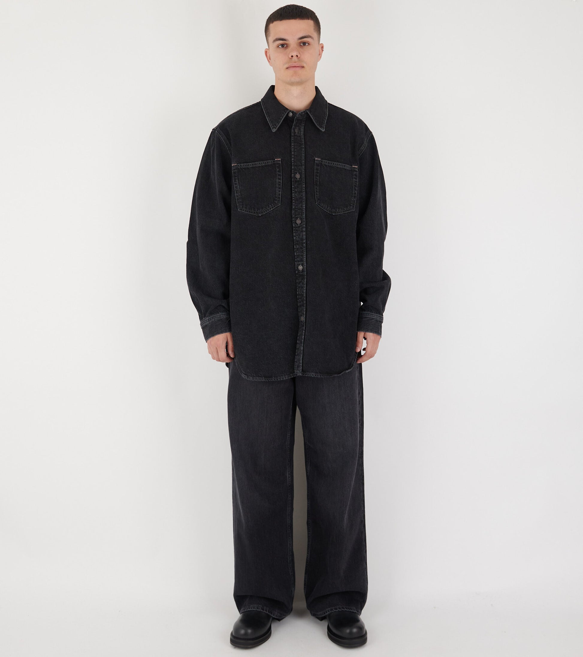 Denim Jacket Washed Black
