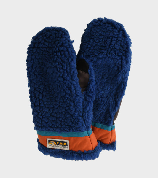 EM354 Teddy Mittens Blue