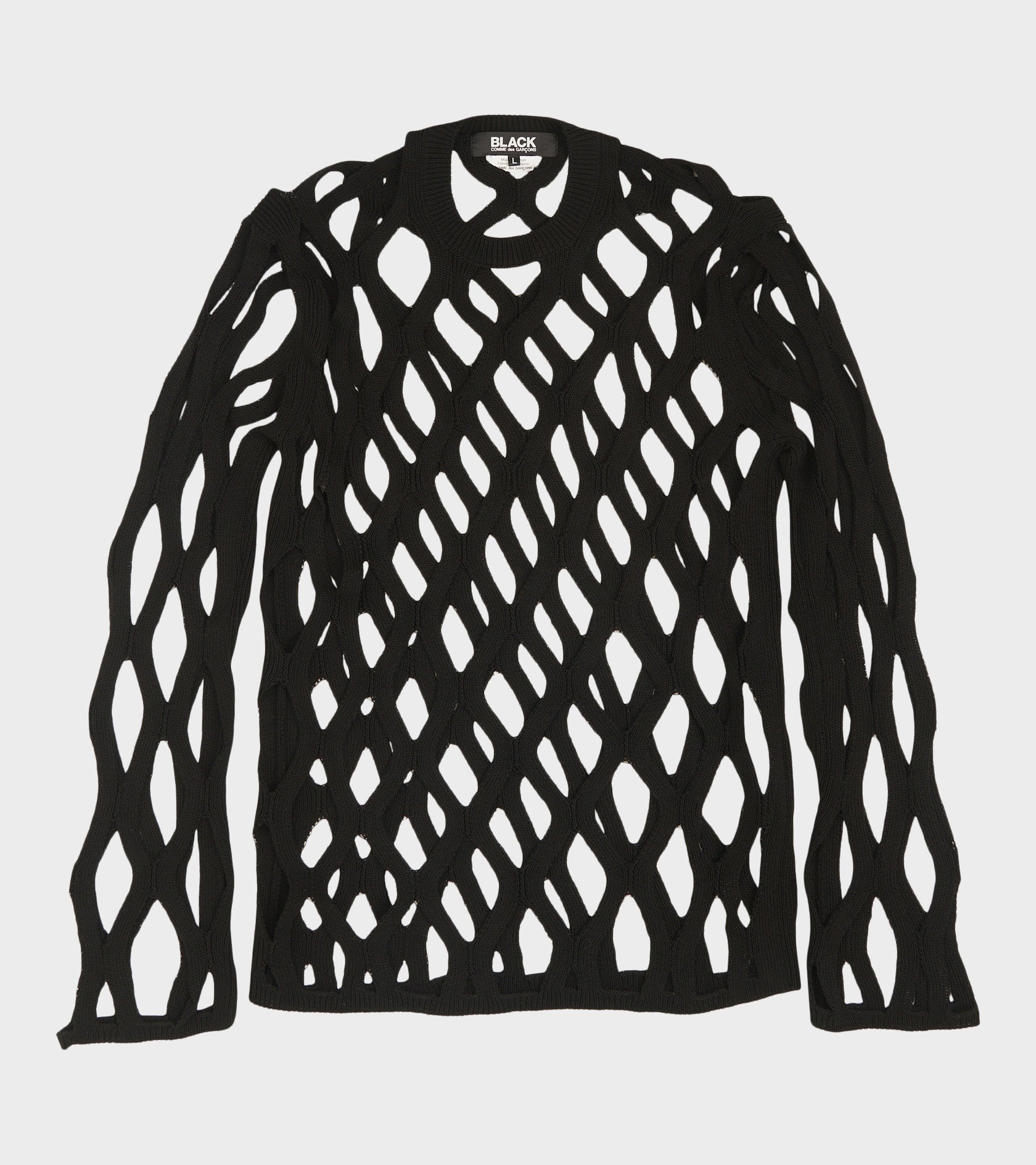 Hole Sweater Black