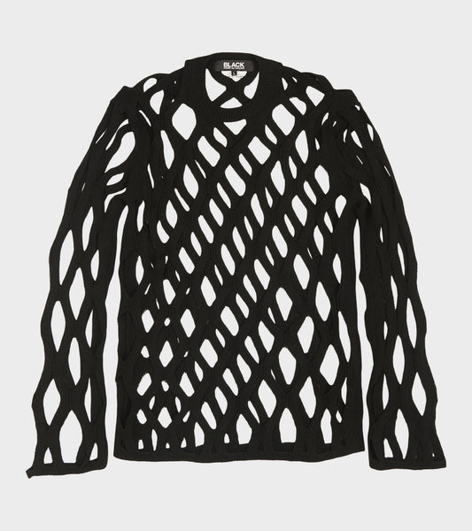Hole Sweater Black