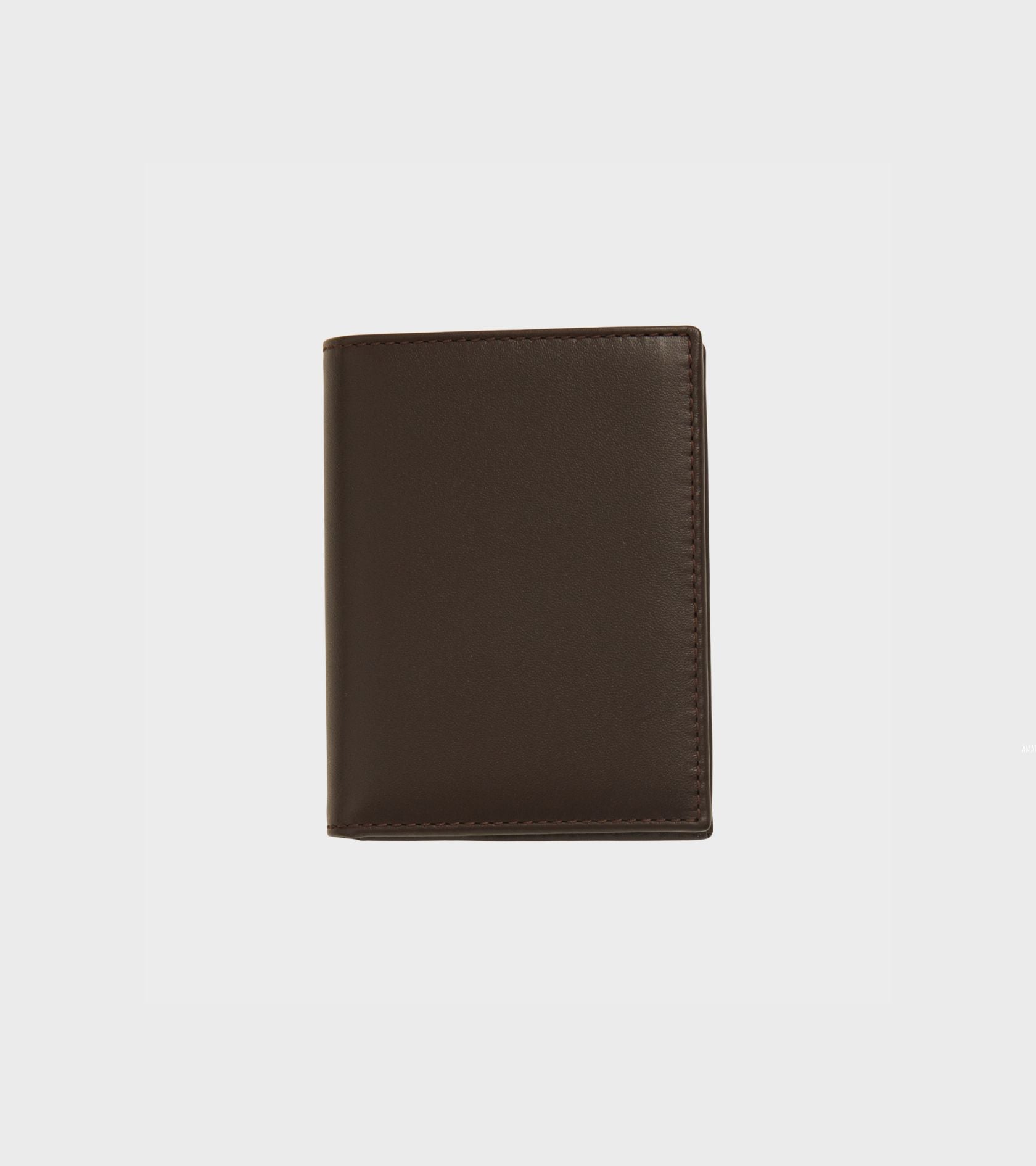 No Zip Wallet Marron