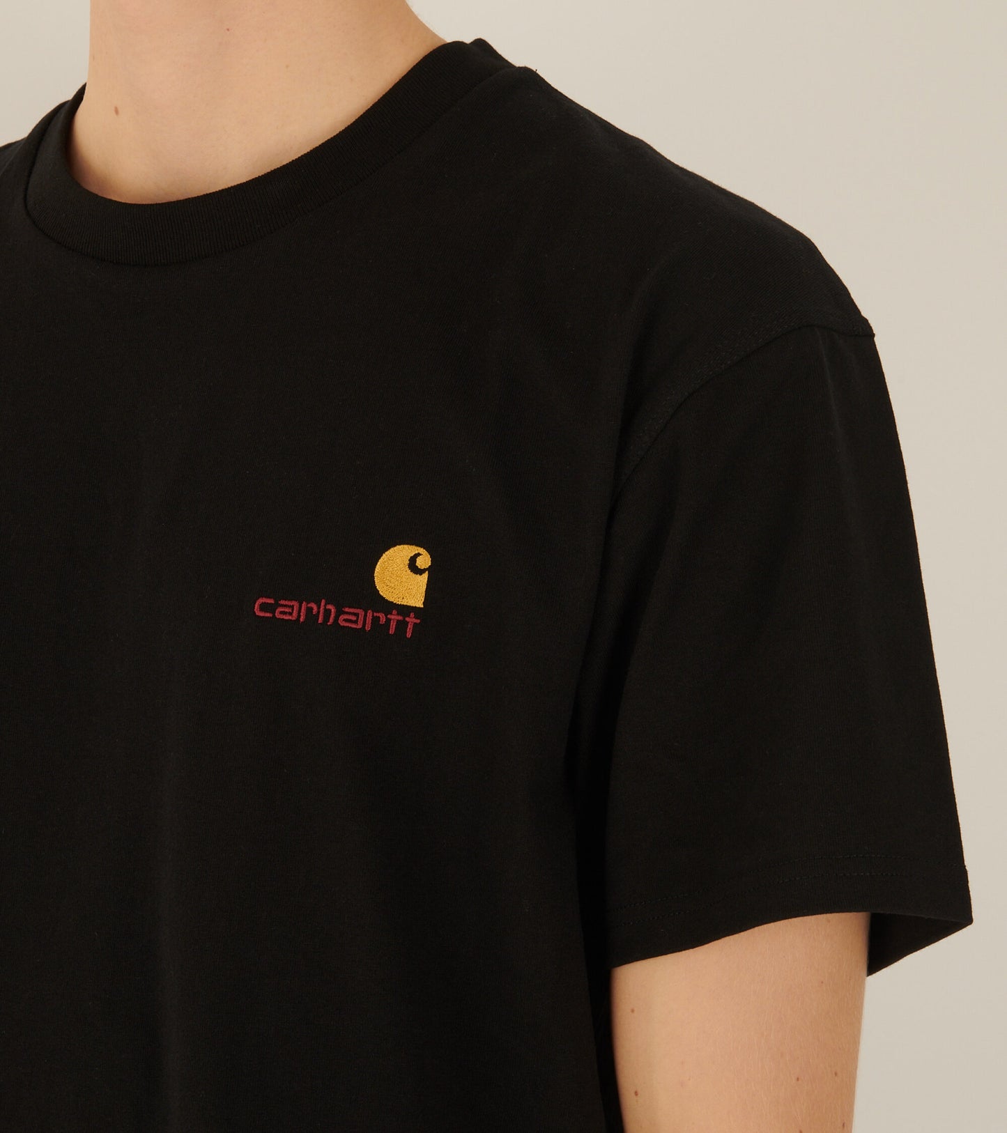 S/S American Script T-shirt Black