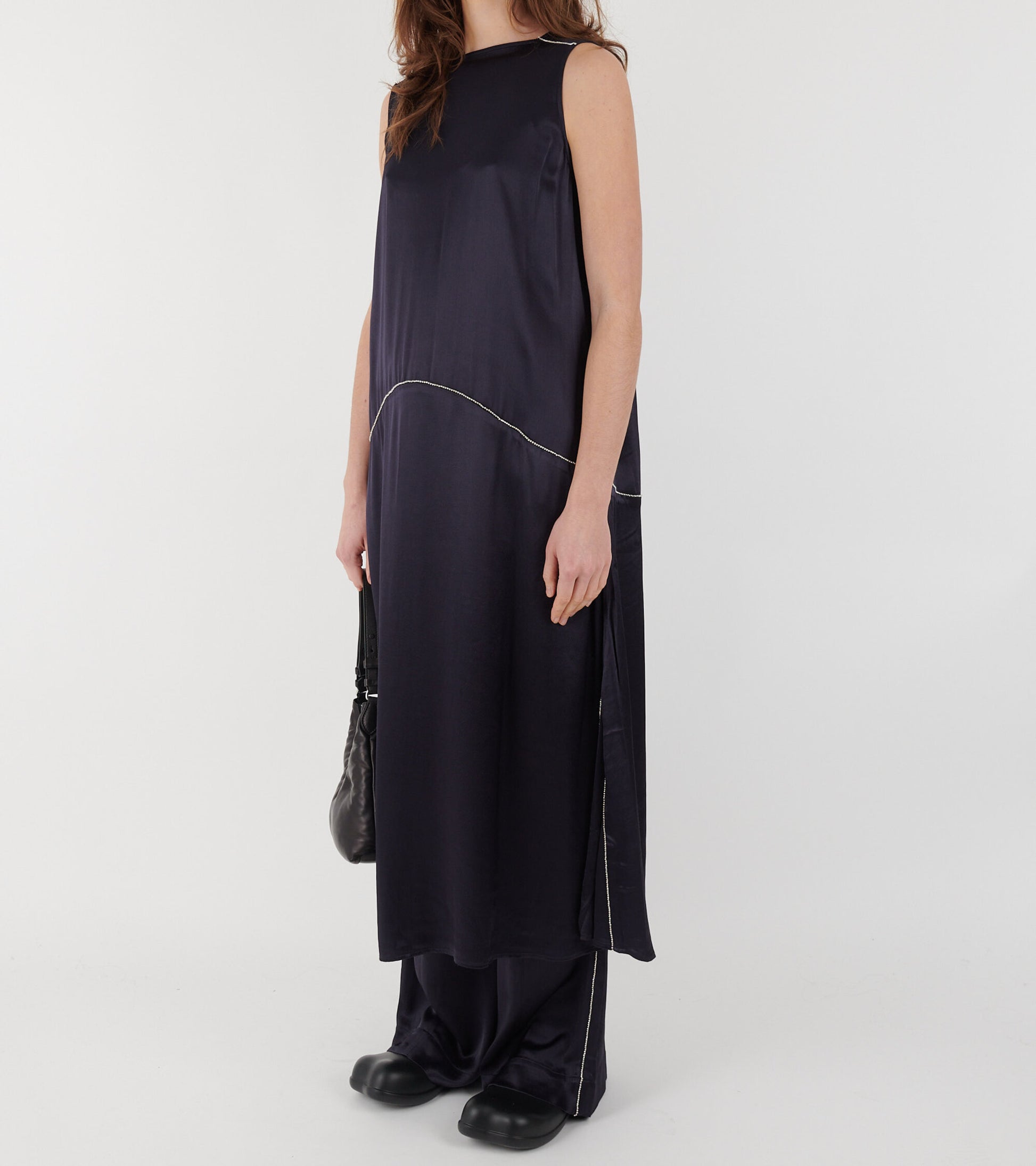 Melody Rhinestone Dress Midnight