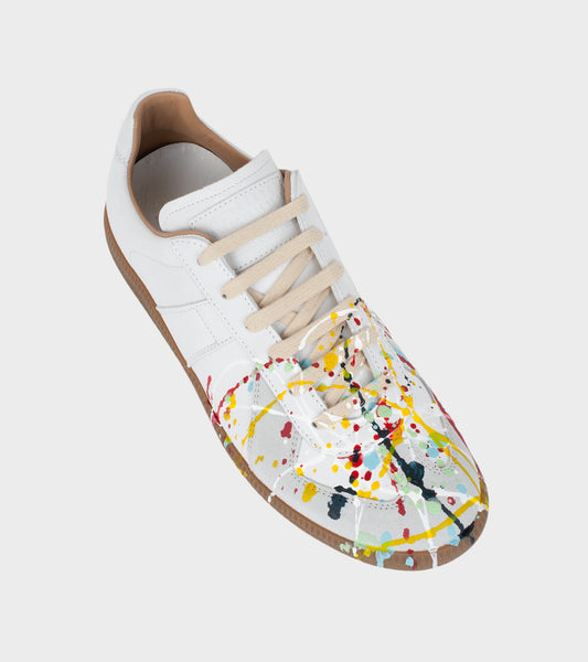 Replica Painted Sneakers White