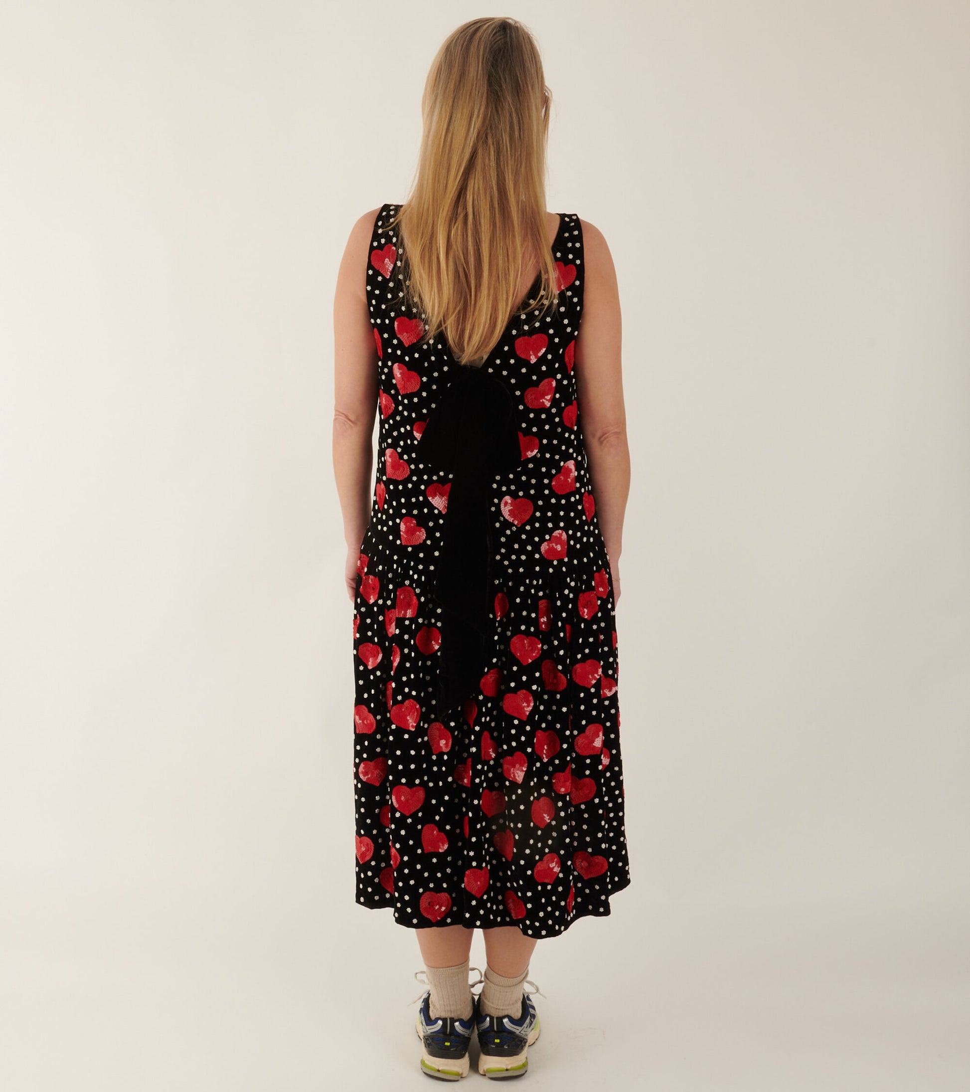 Sonya Dress Black Silk Velvet