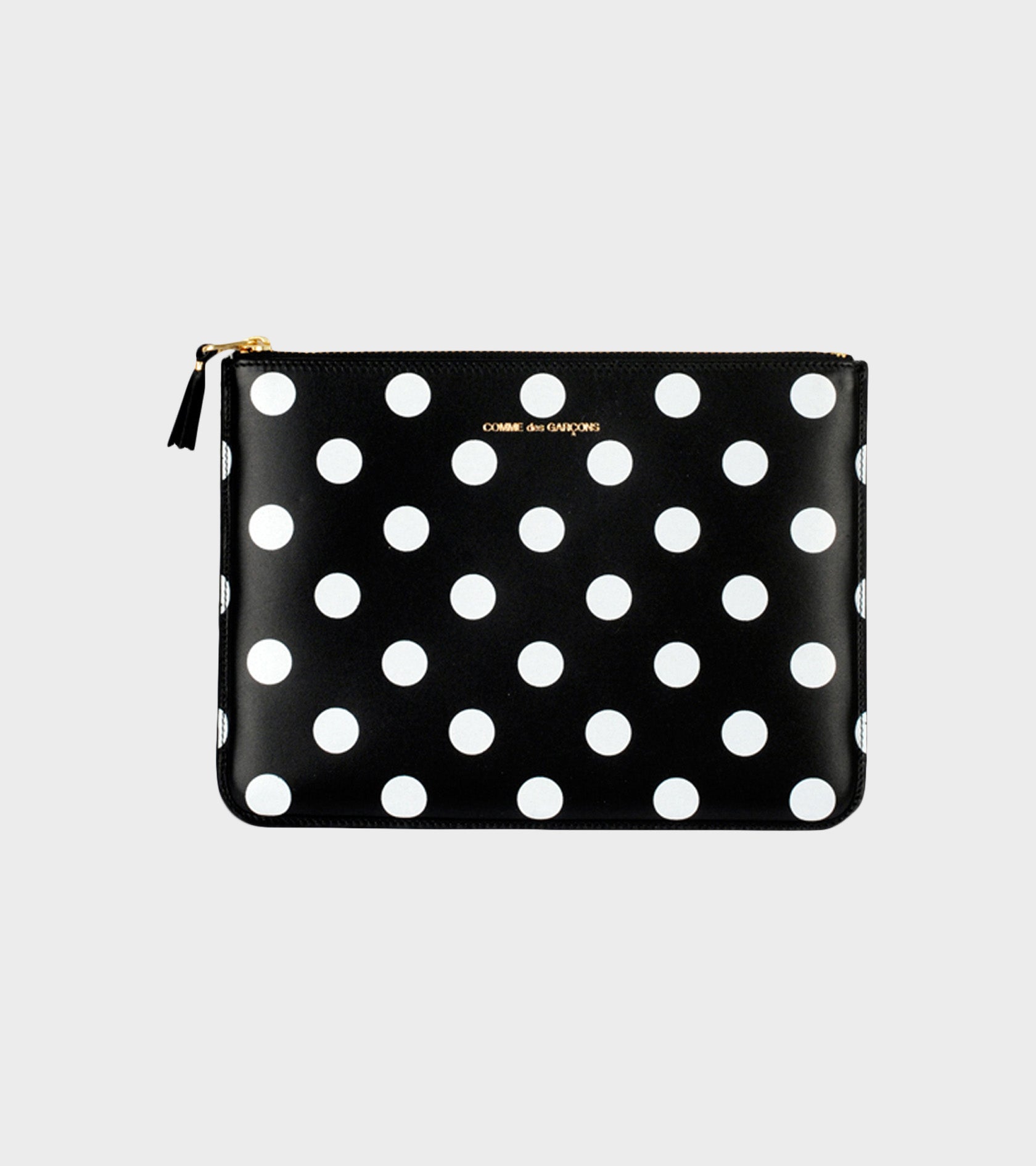 Dots Clutch Black/White