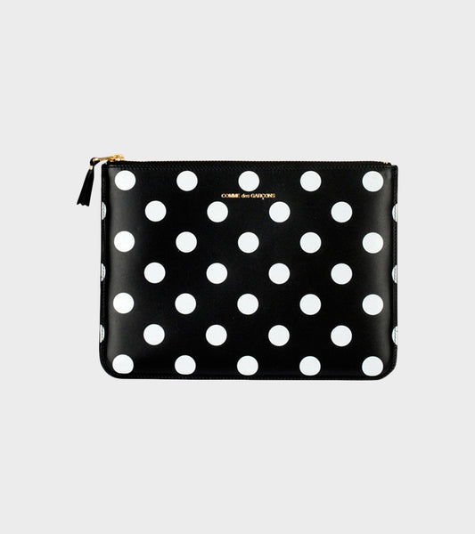 Dots Clutch Black/White
