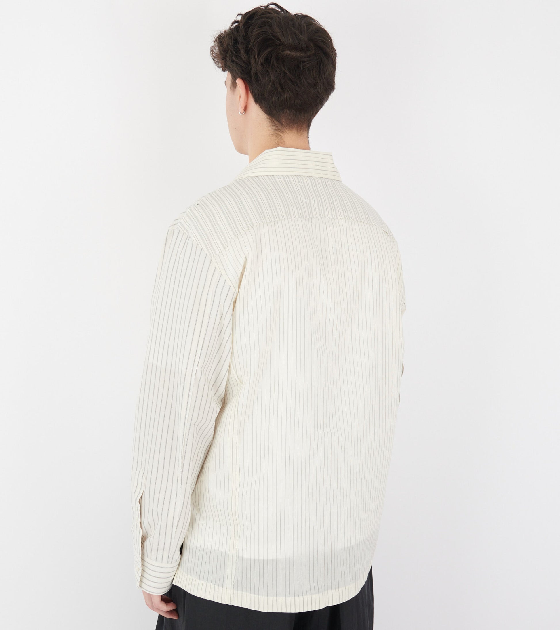 Stripe Shirt Ecru