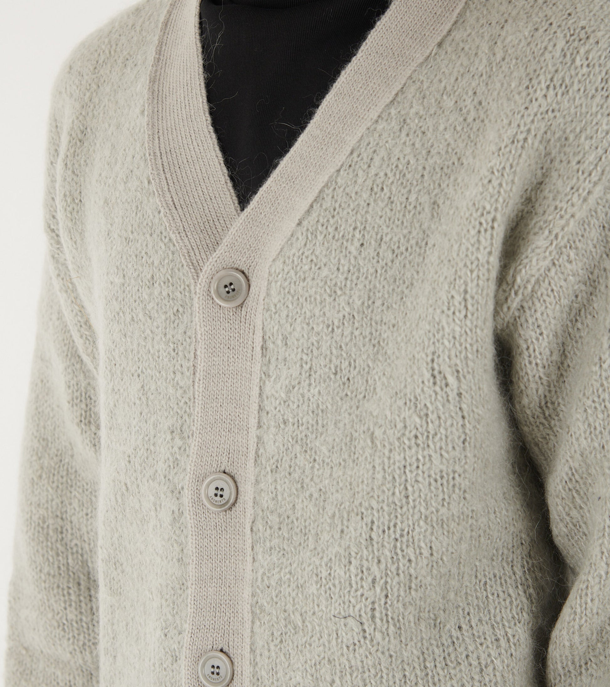 Grandpa Cardigan Light Grey