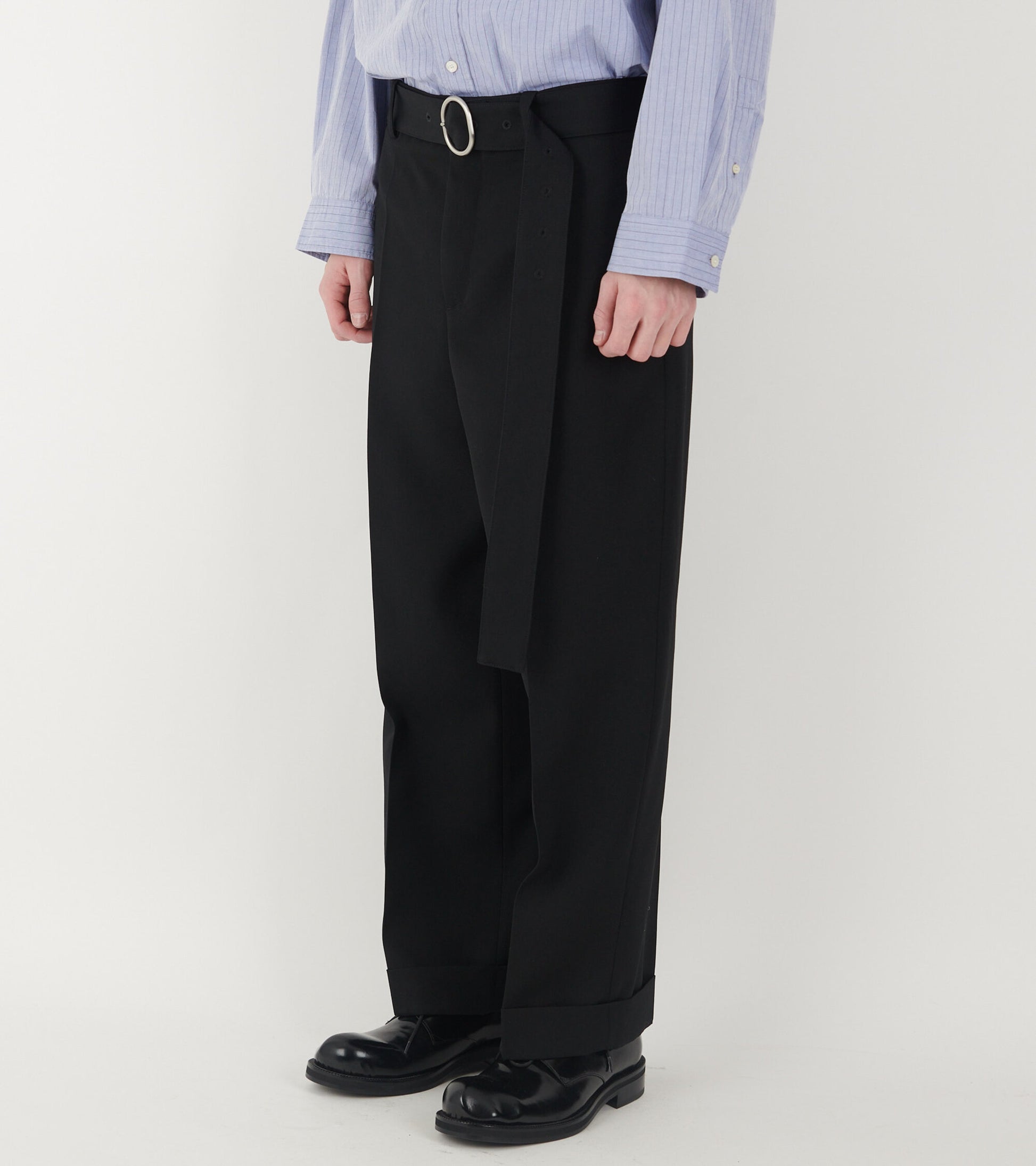 Belted Trousers Black