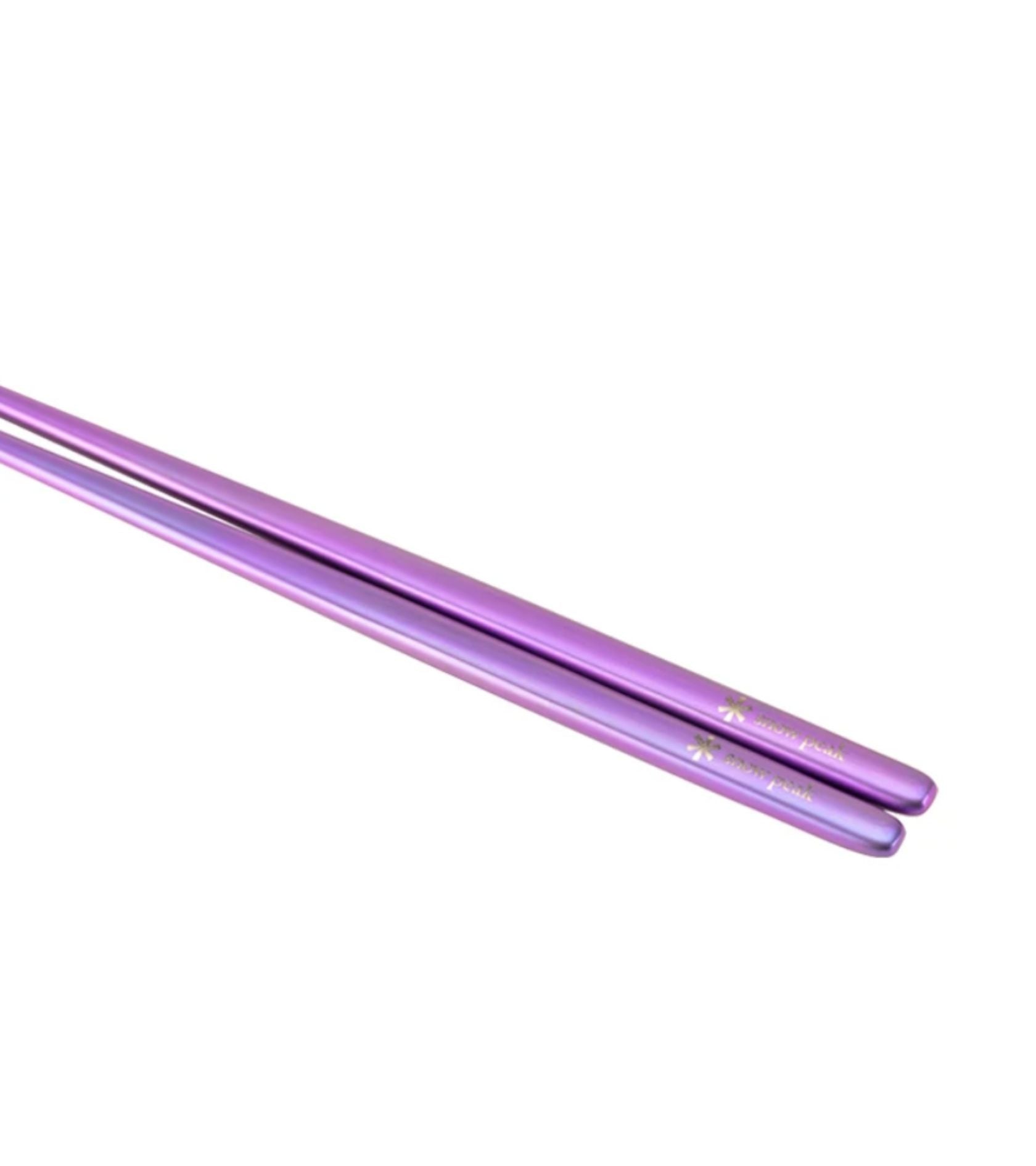 Anodized Titanium Chopsticks Purple