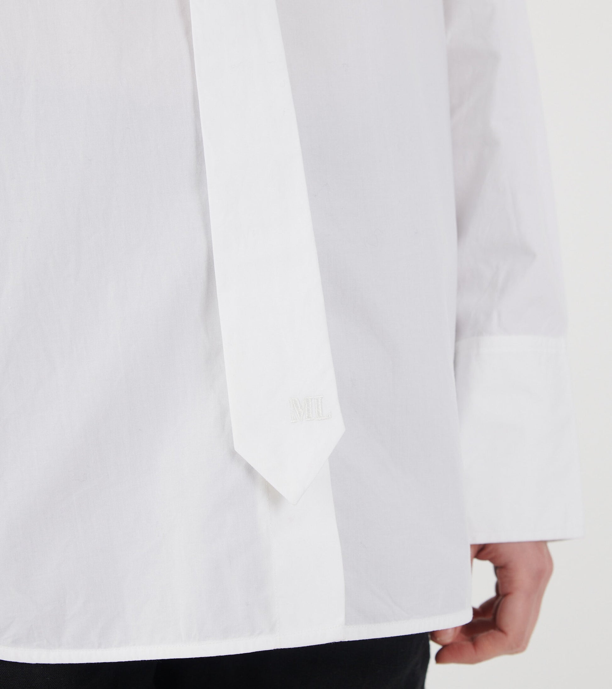 Patty Tie Shirt White