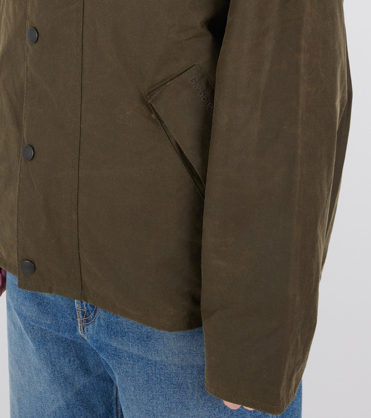 OS Transport Wax Jacket Olive