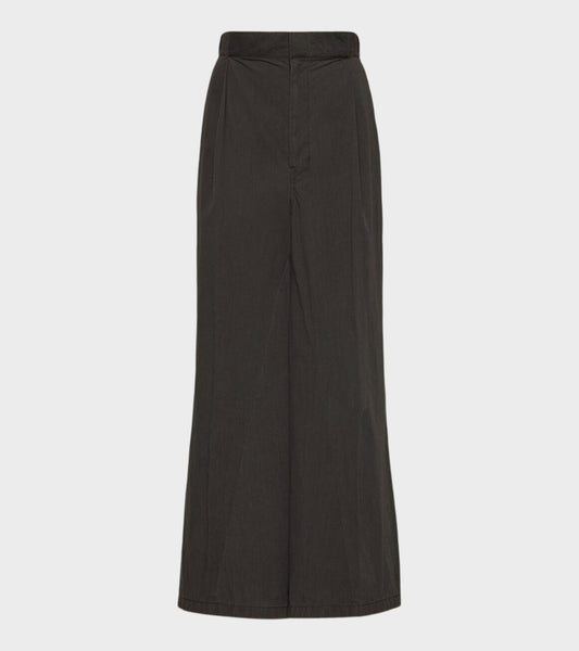 Pleat Trousers Black
