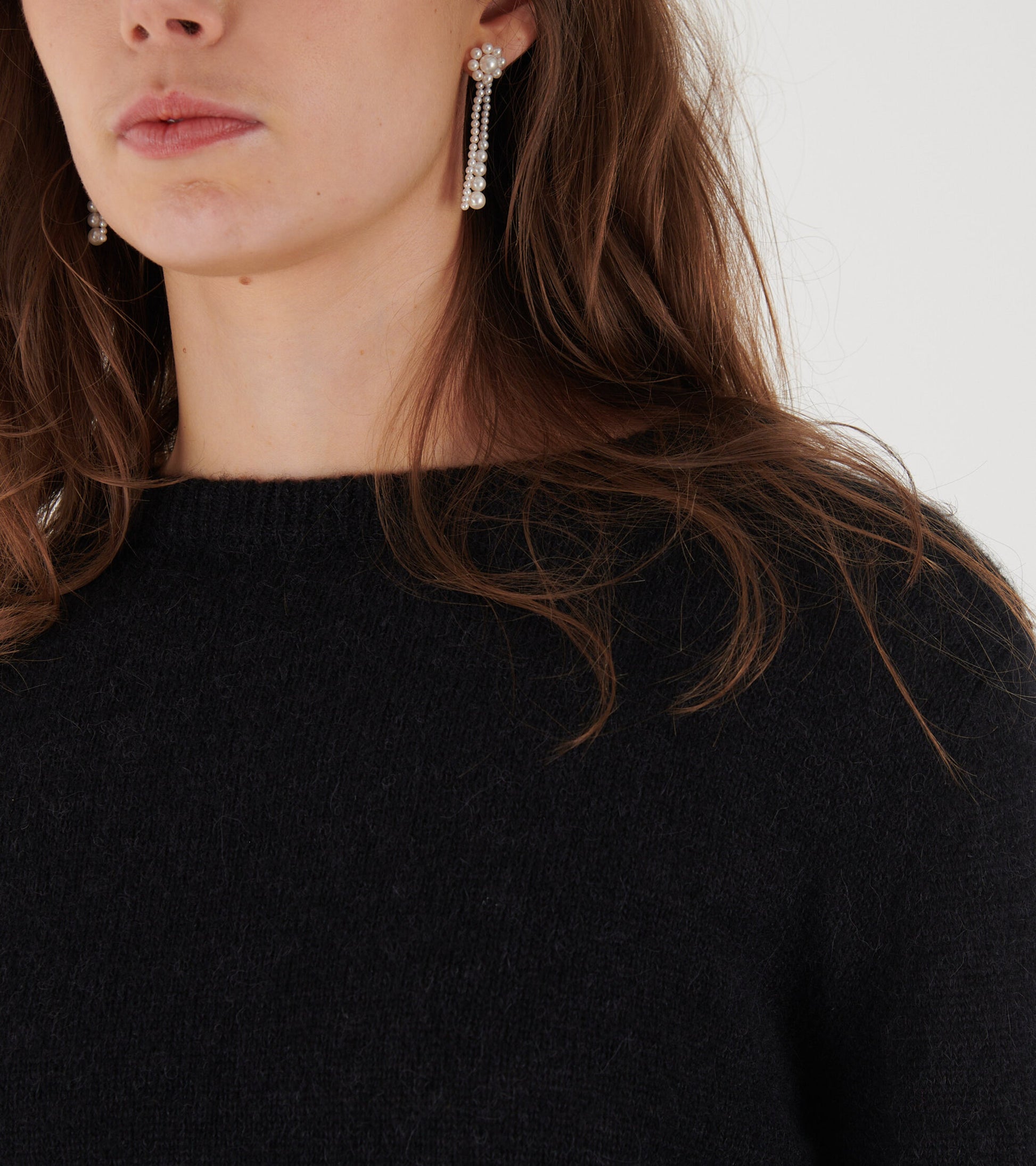 Cashmere Round Neck Black