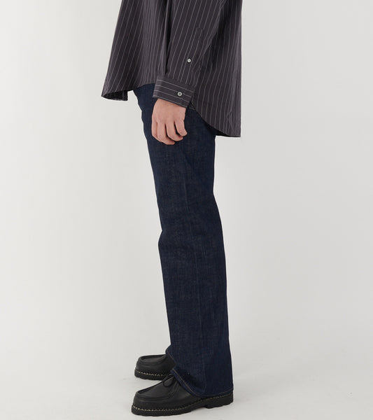 Straight Twist Jeans Simple Rinse Blue