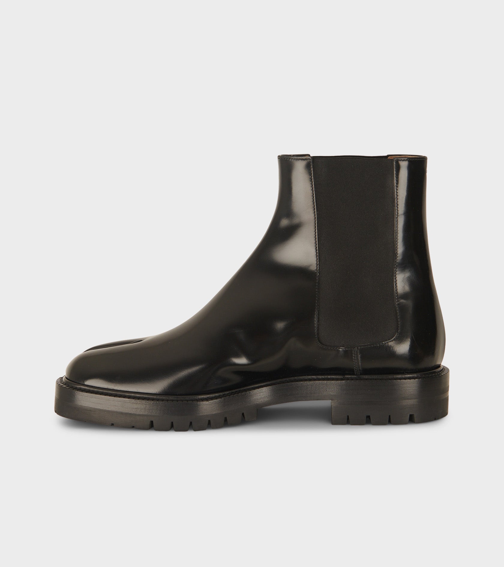 Tabi Country Leather Chelsea Boots Black