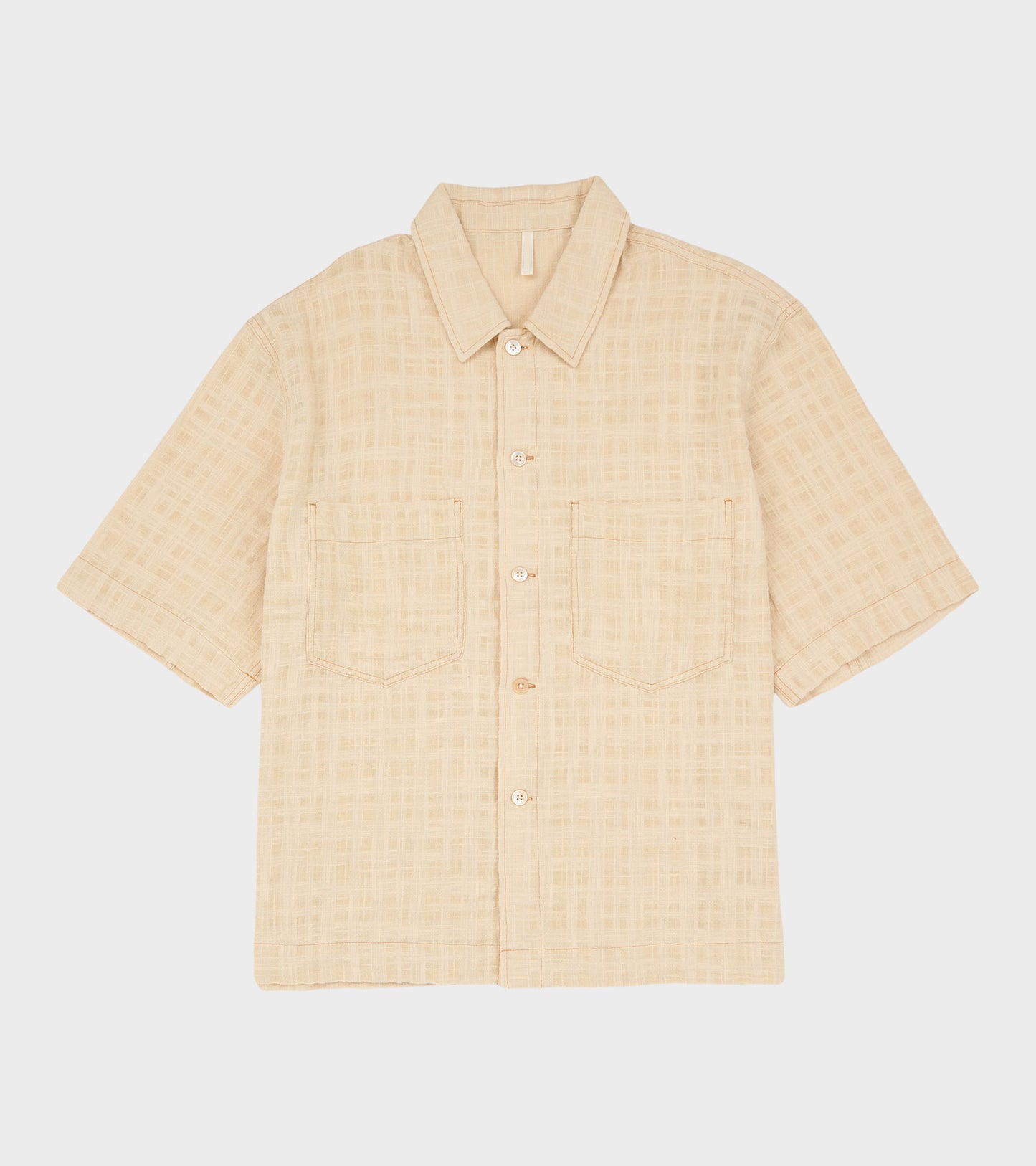 Adam Shirt Beige Contrast