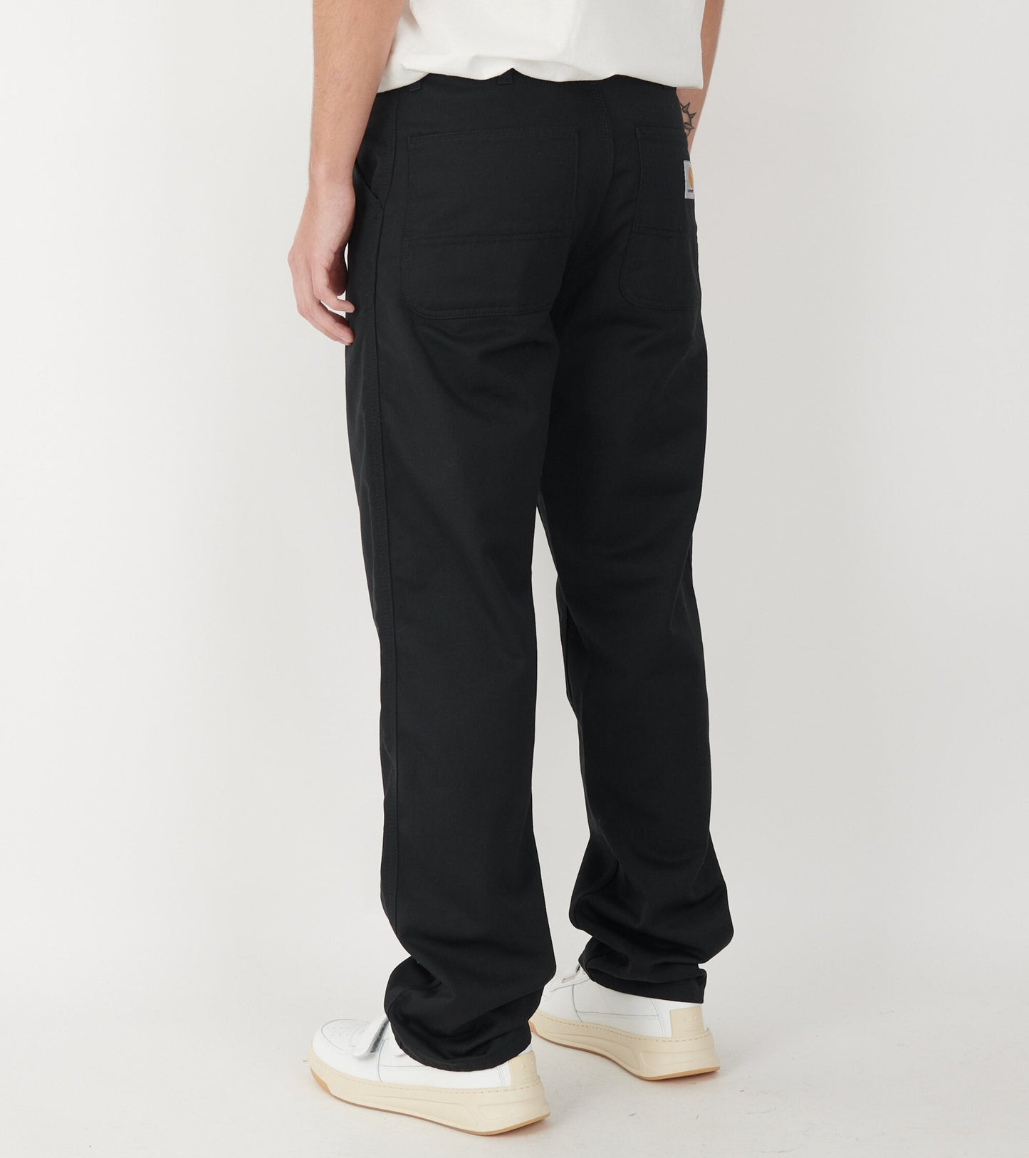 Simple Pant Rinsed Black