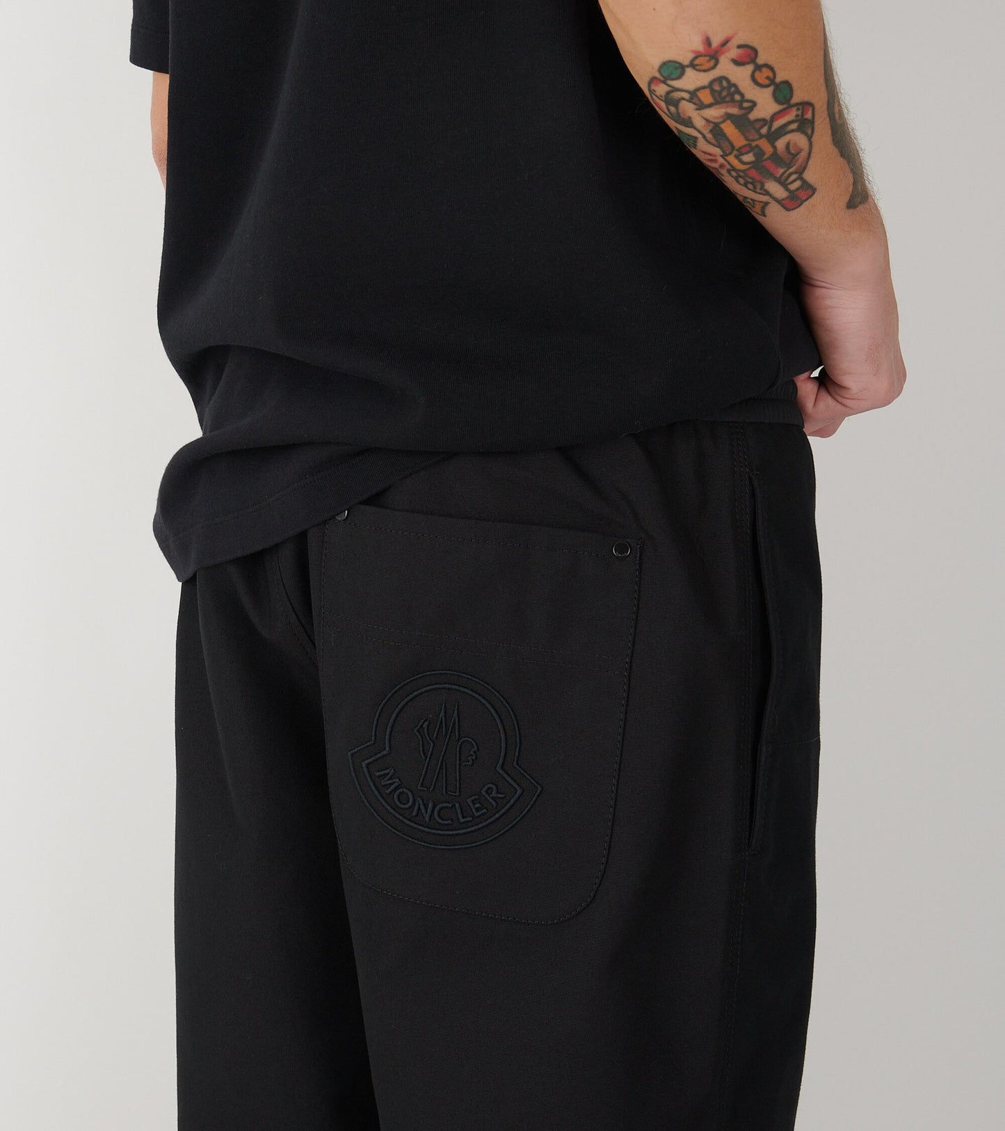 Canvas Trackpants Black