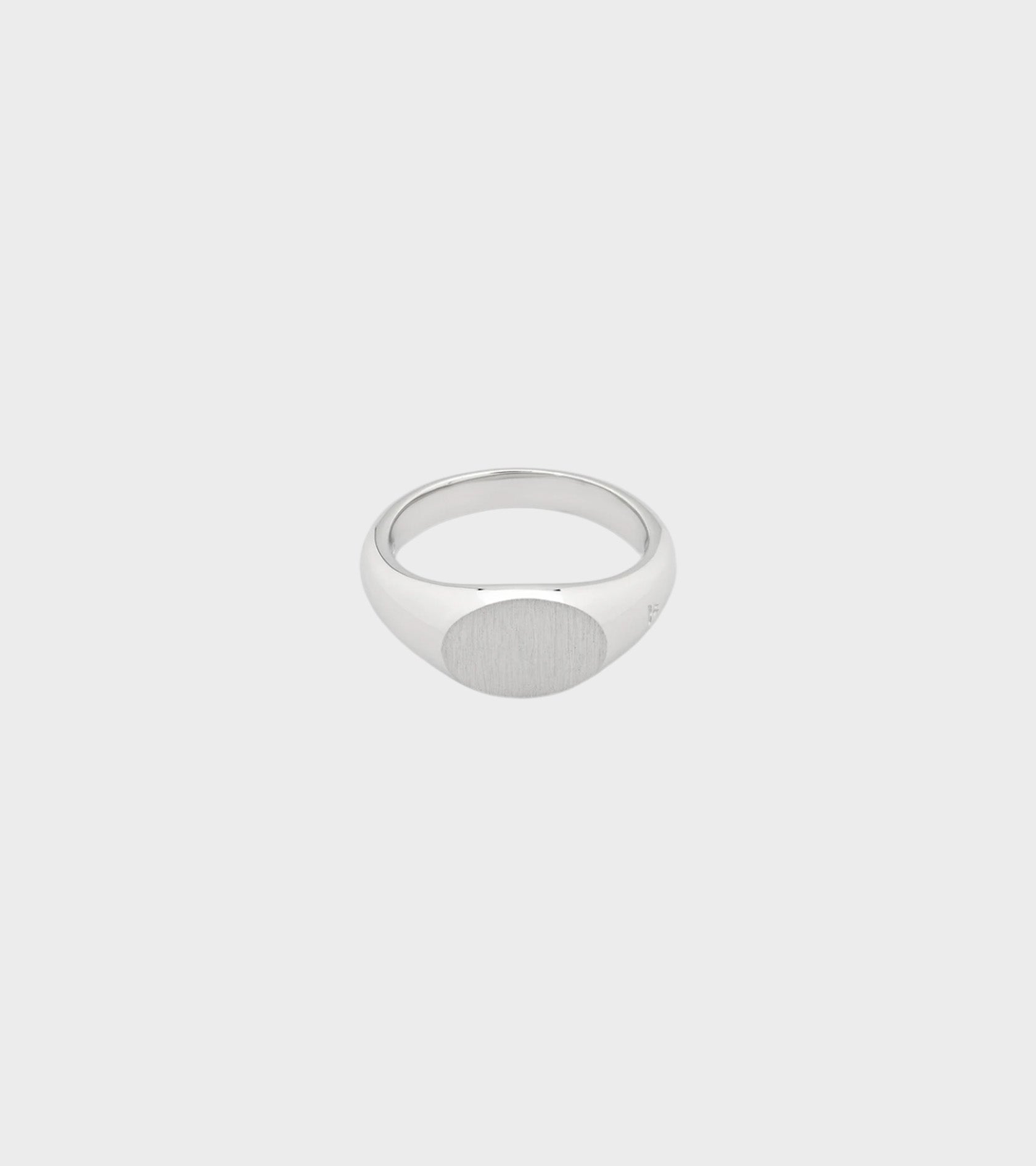 Joe Ring Satin Silver