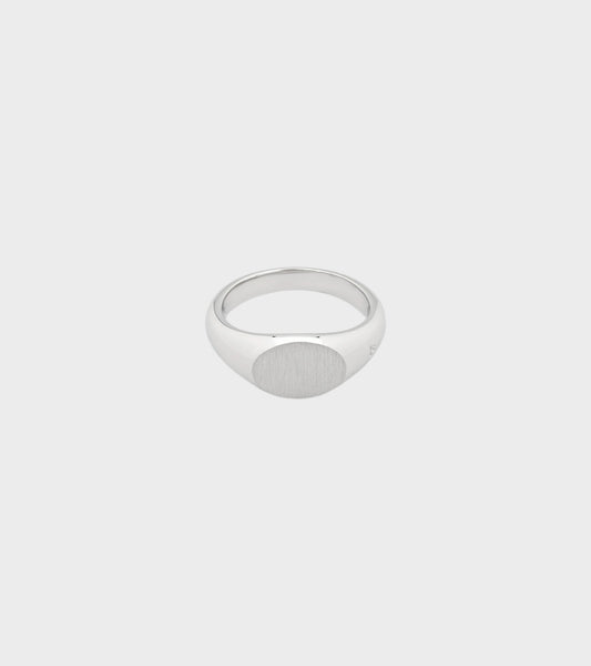 Joe Ring Satin Silver