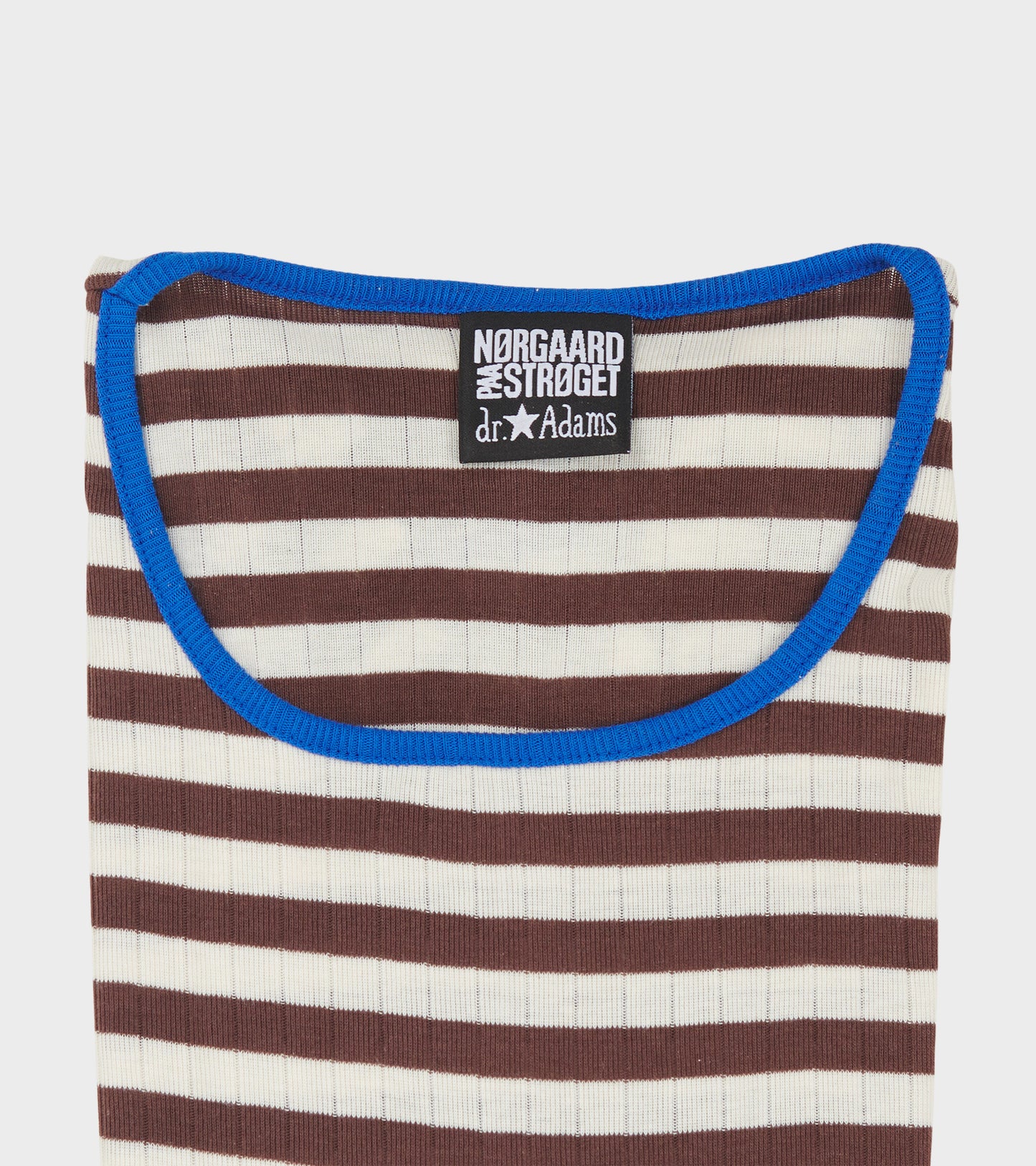 X dr. Adams 101 Rib Ecru/Brown/Cobalt Blue