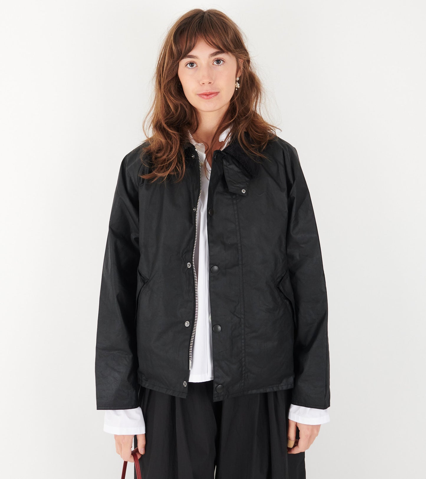 Transport Wax Jacket Black