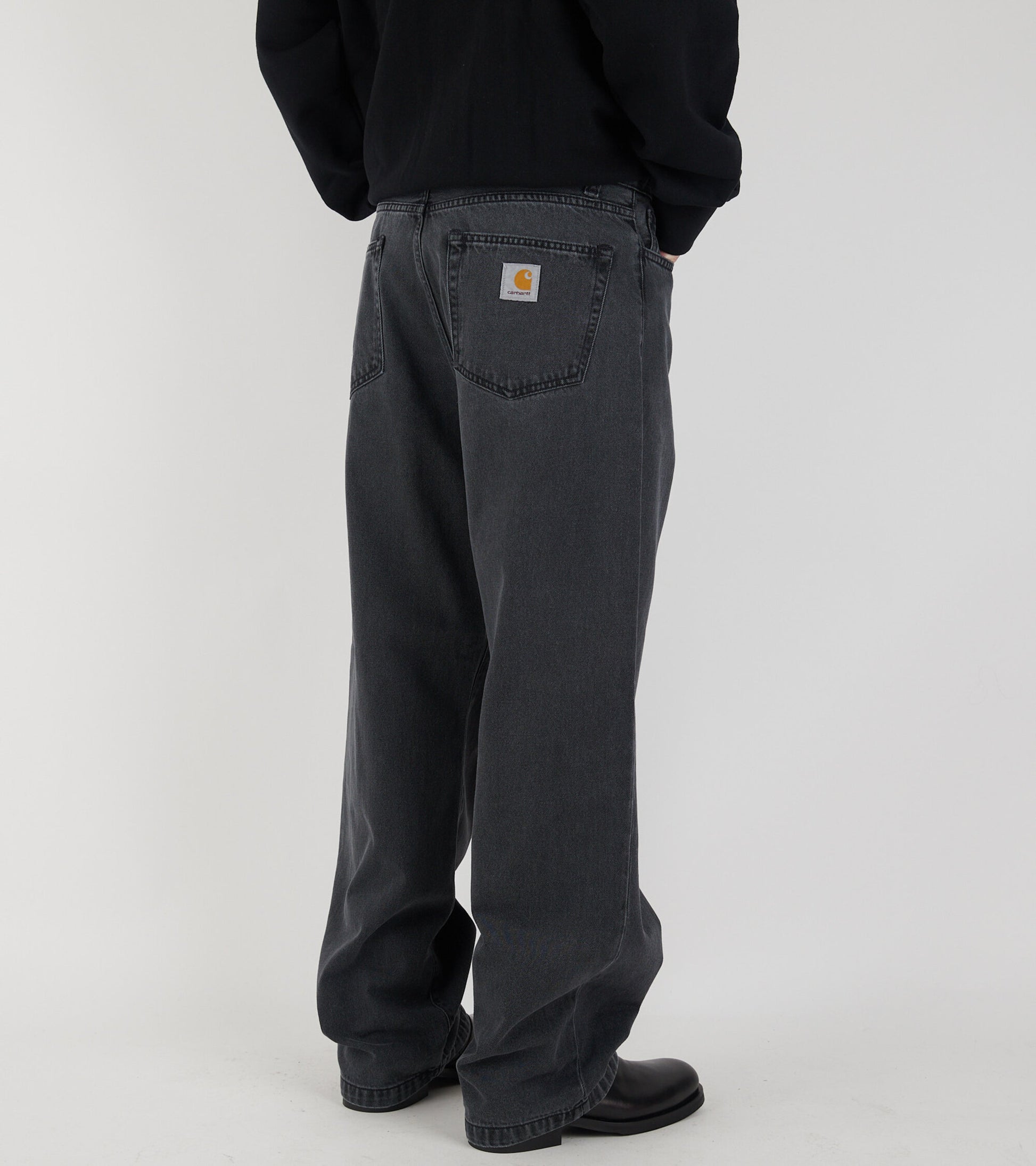 Landon Pant Black Heavy Stone Wash