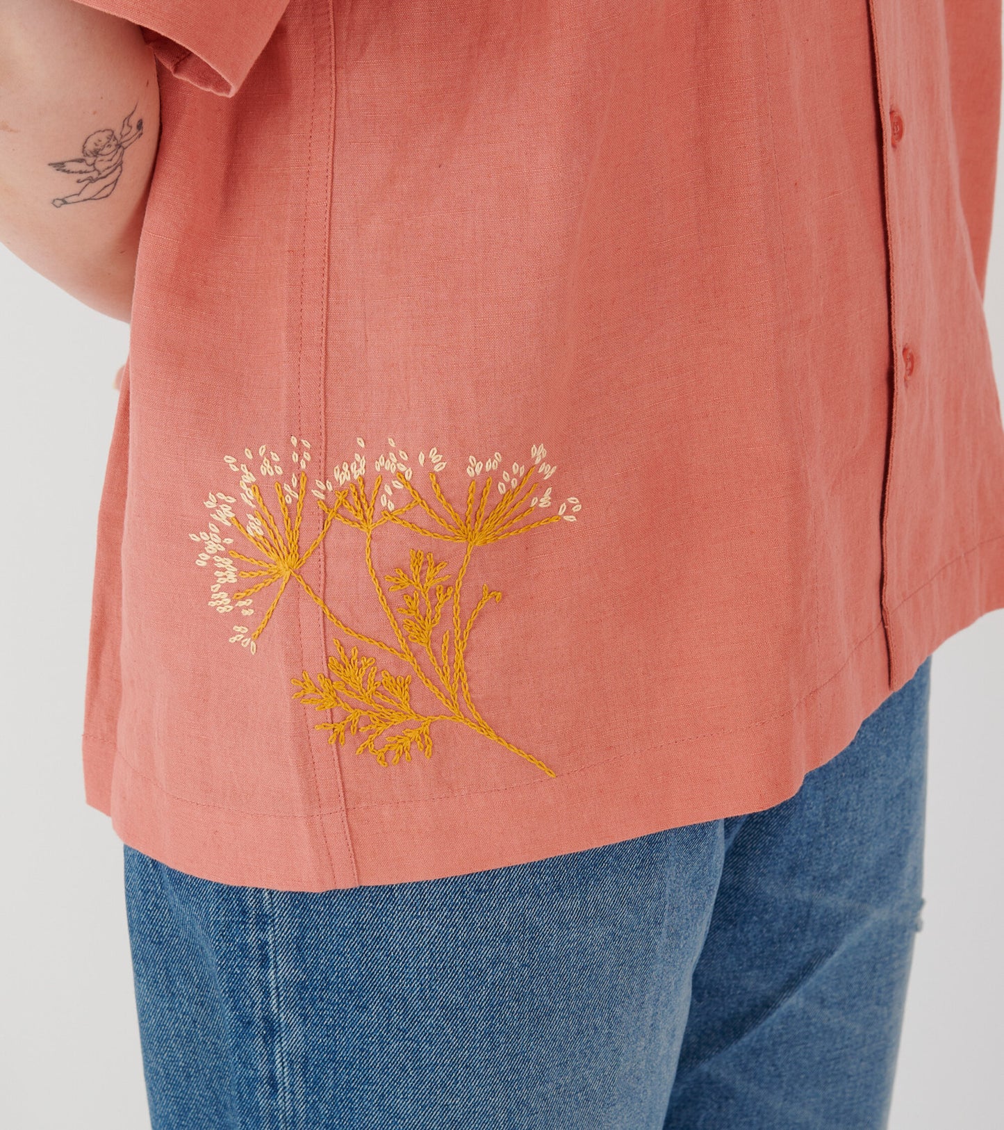 Greetings Shirt Ancient Pink Herb