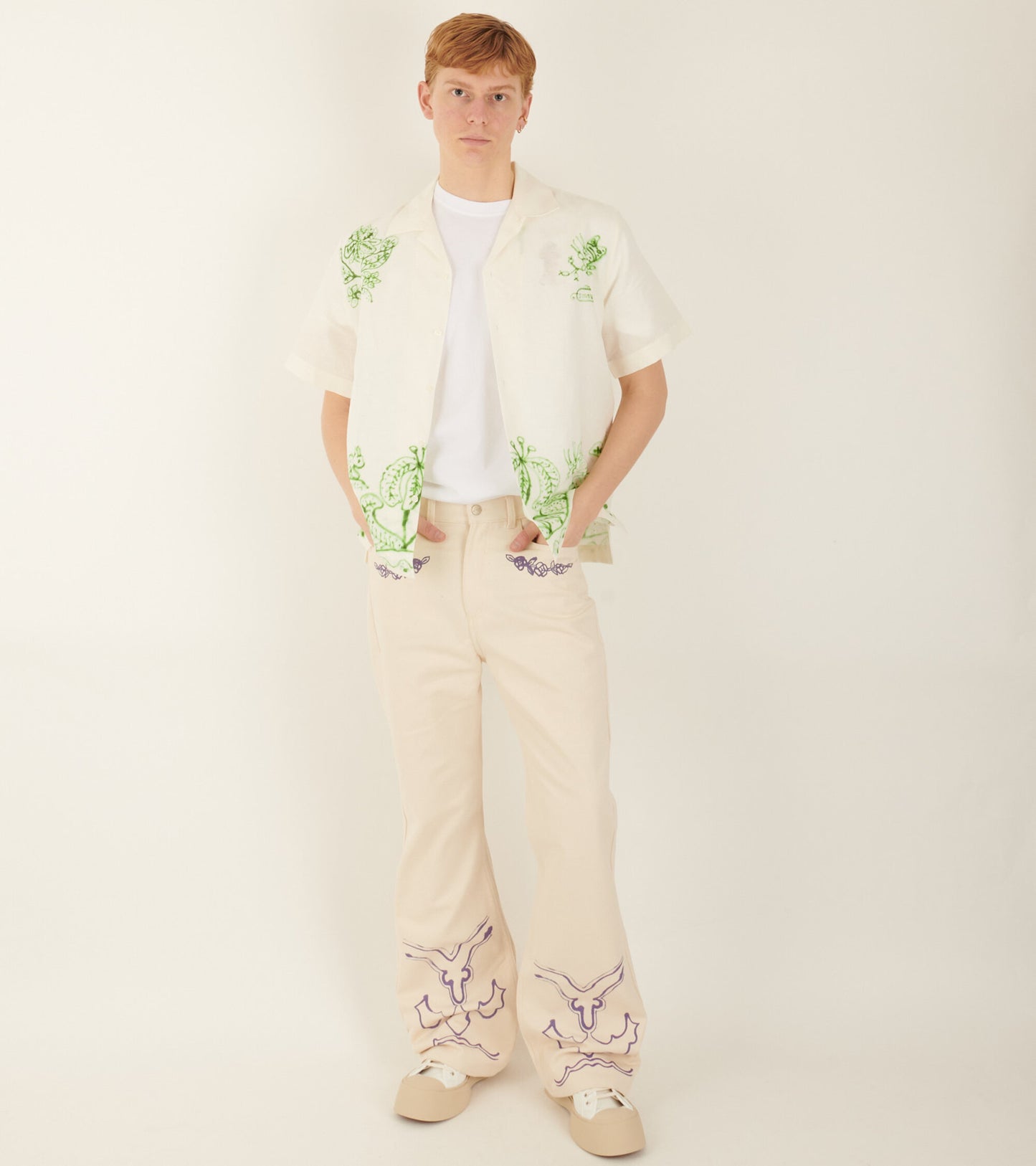 Licky Luck Jeans Off-white