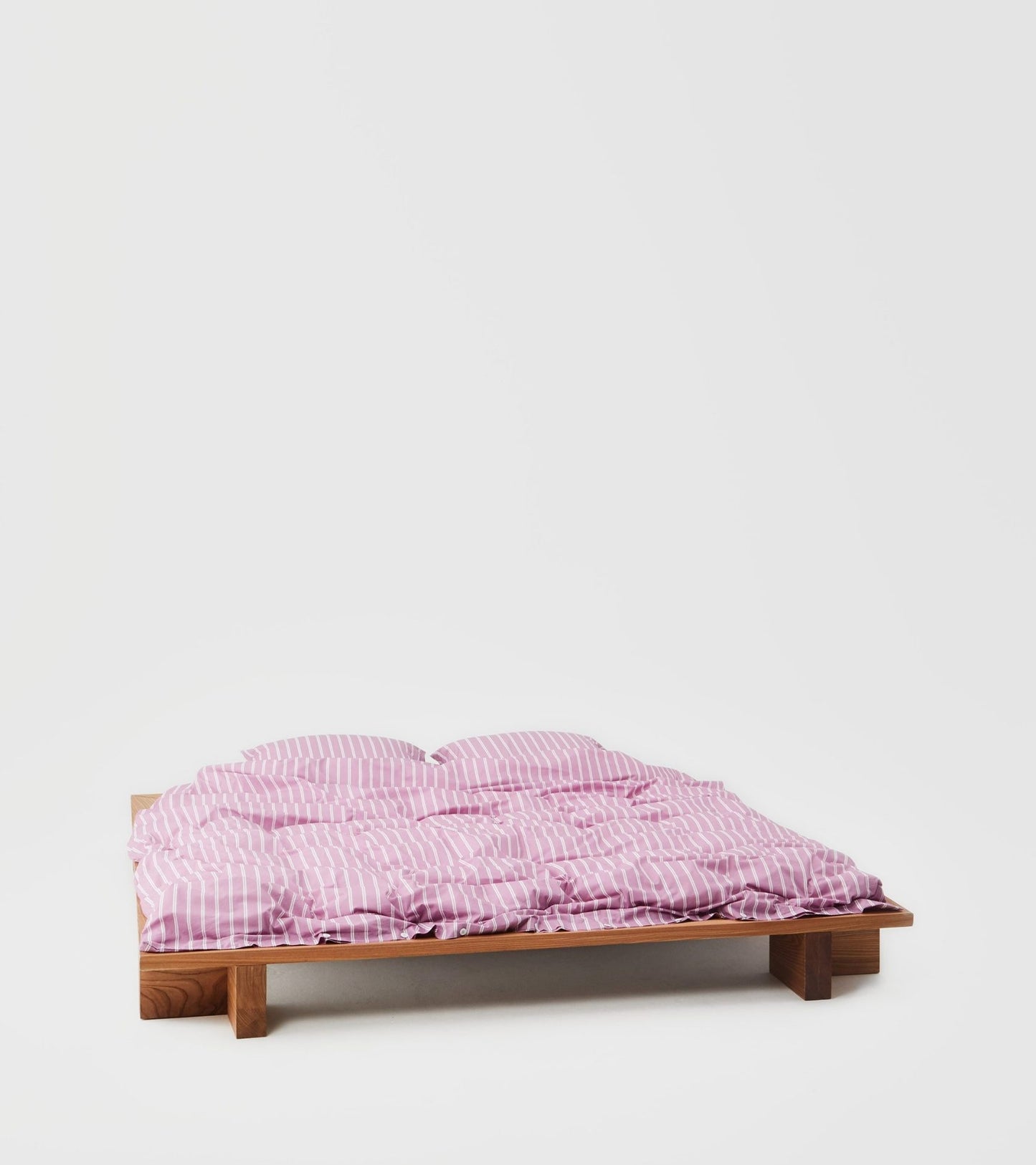 Percale Duvet 140x200 Mallow Pink Stripes