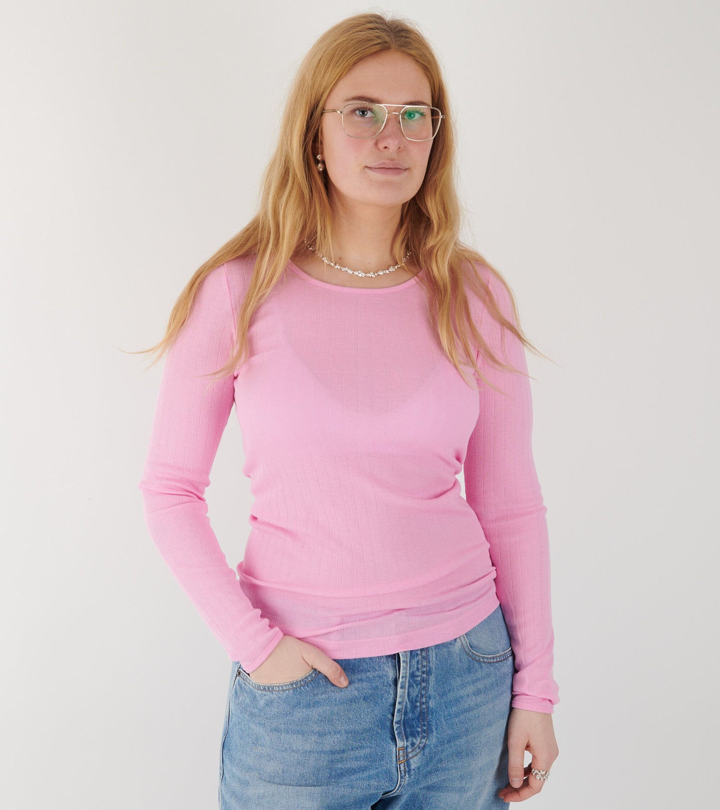 101 Rib Bubblegum Pink