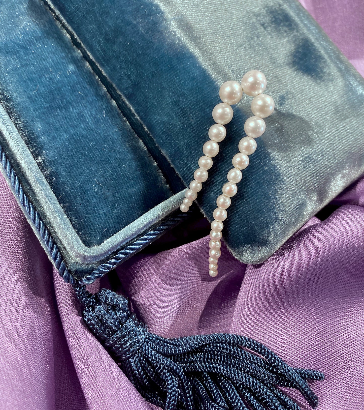 Velvet Box Blue Silk