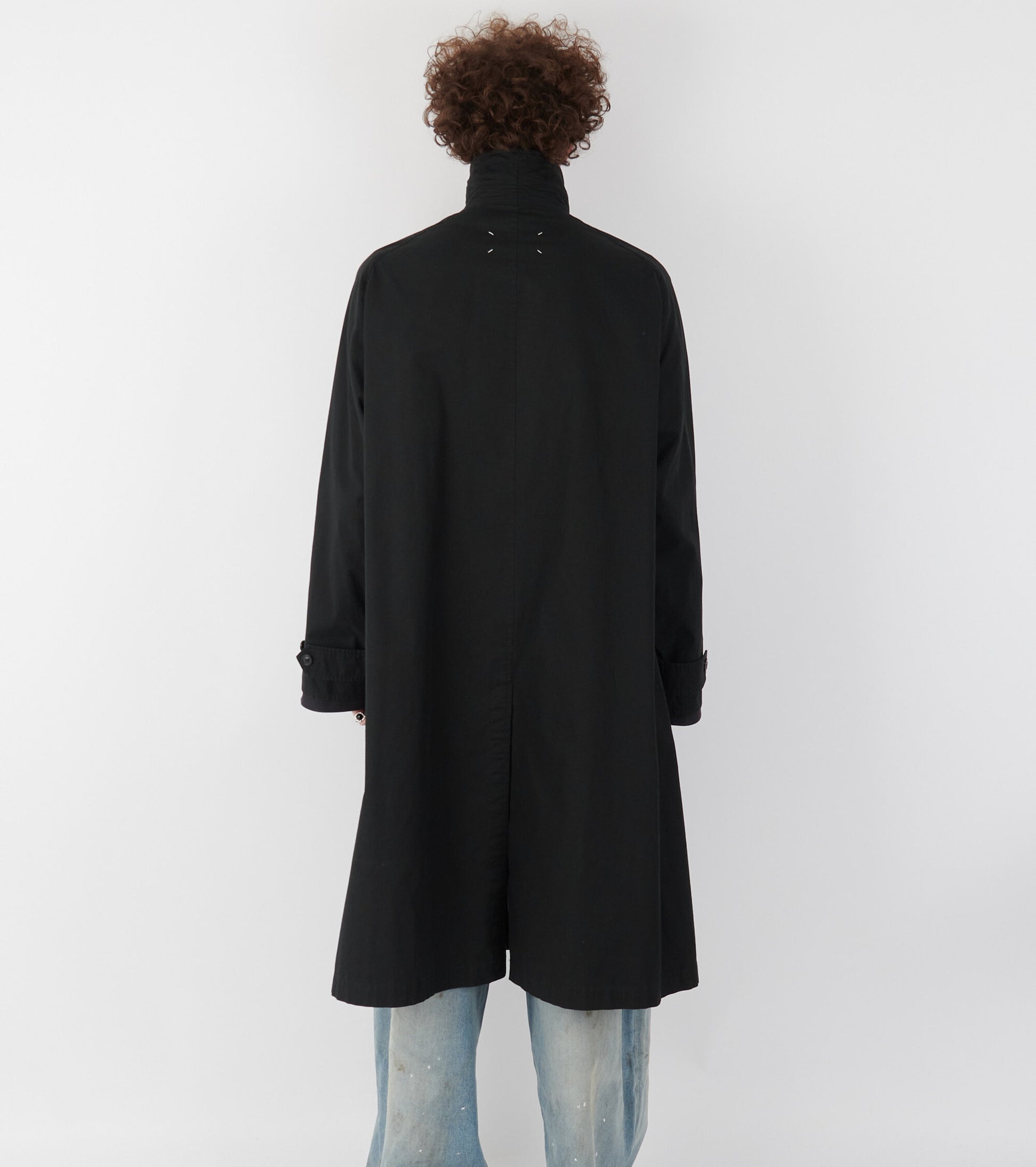 Overlayer Trench Coat Black