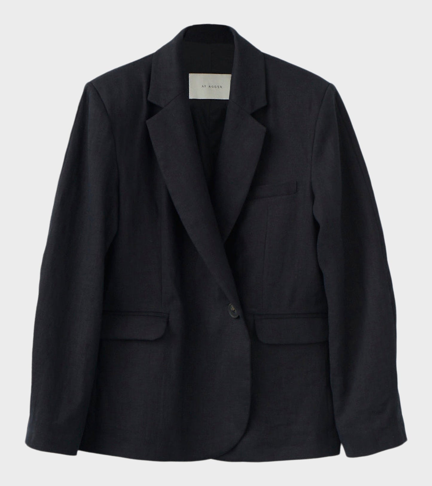Linen Blazer Black