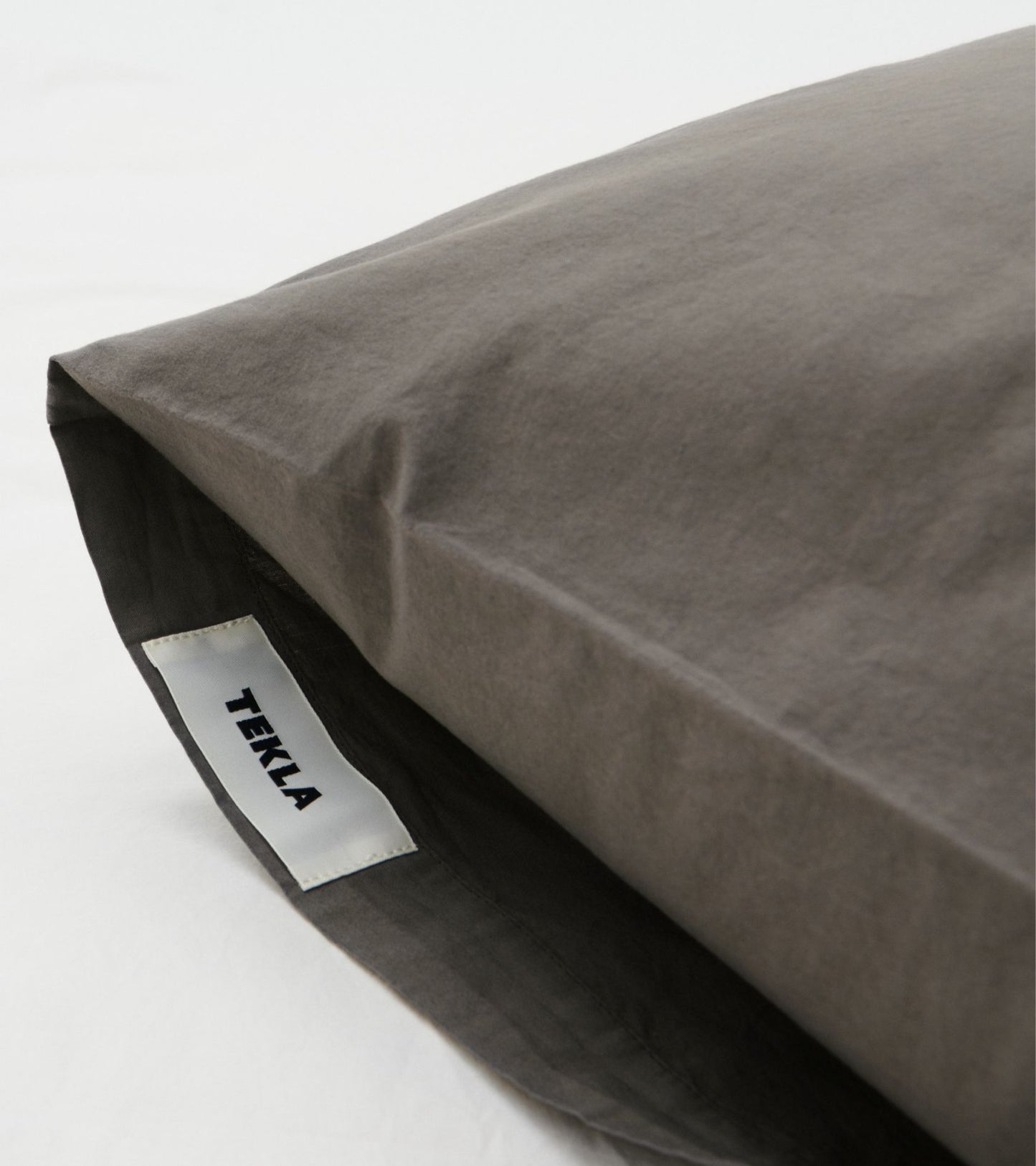 Percale Pillow 60x63 Dark Taupe