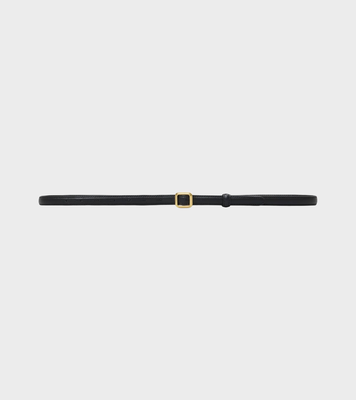 The Georgia Slim Belt Black/Gold