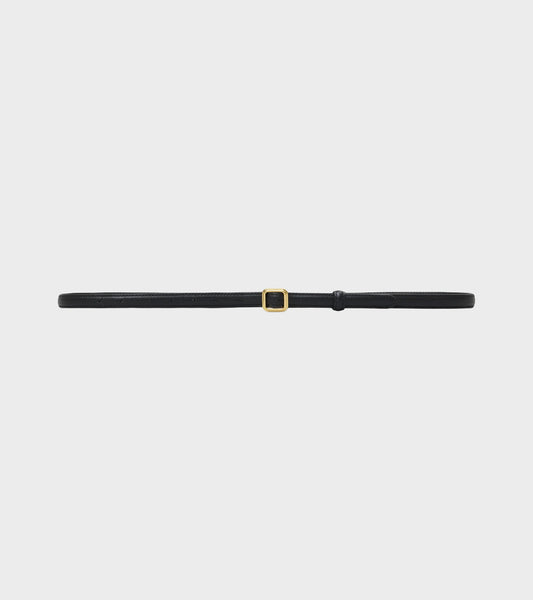 The Georgia Slim Belt Black/Gold